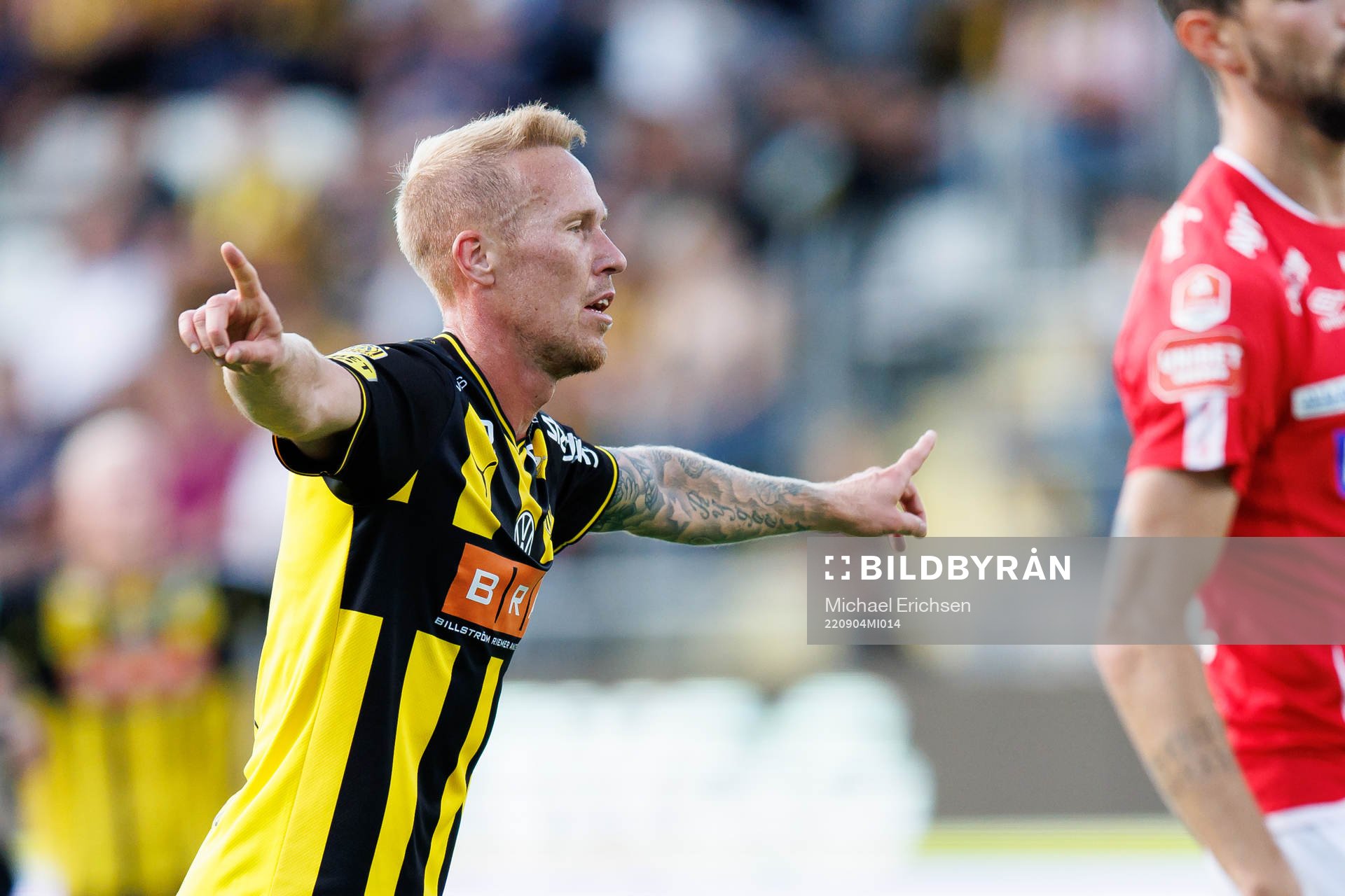 Häckens Mikkel Rygaard Jensen jublar