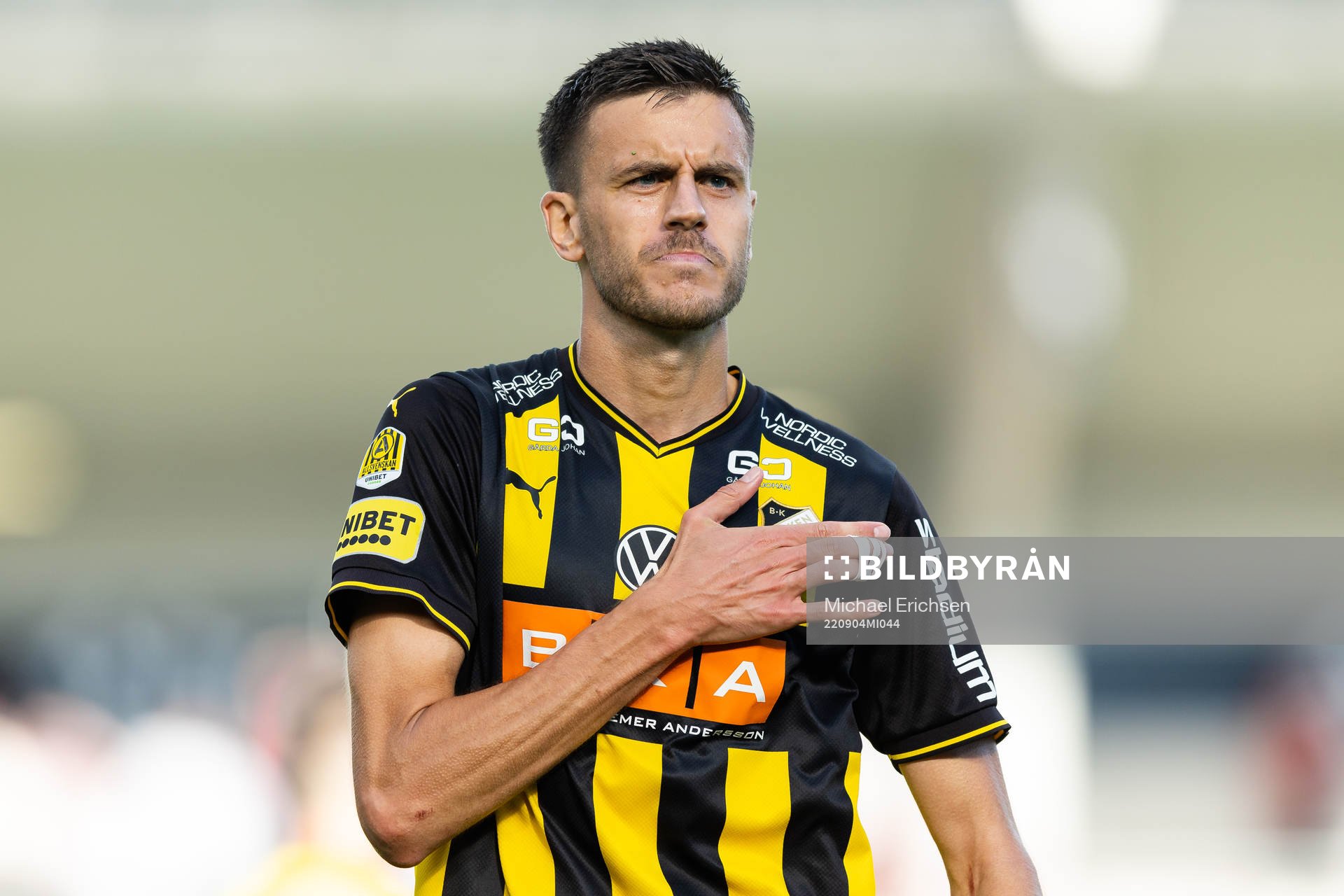 Häckens Alexander Jeremejeff jublar