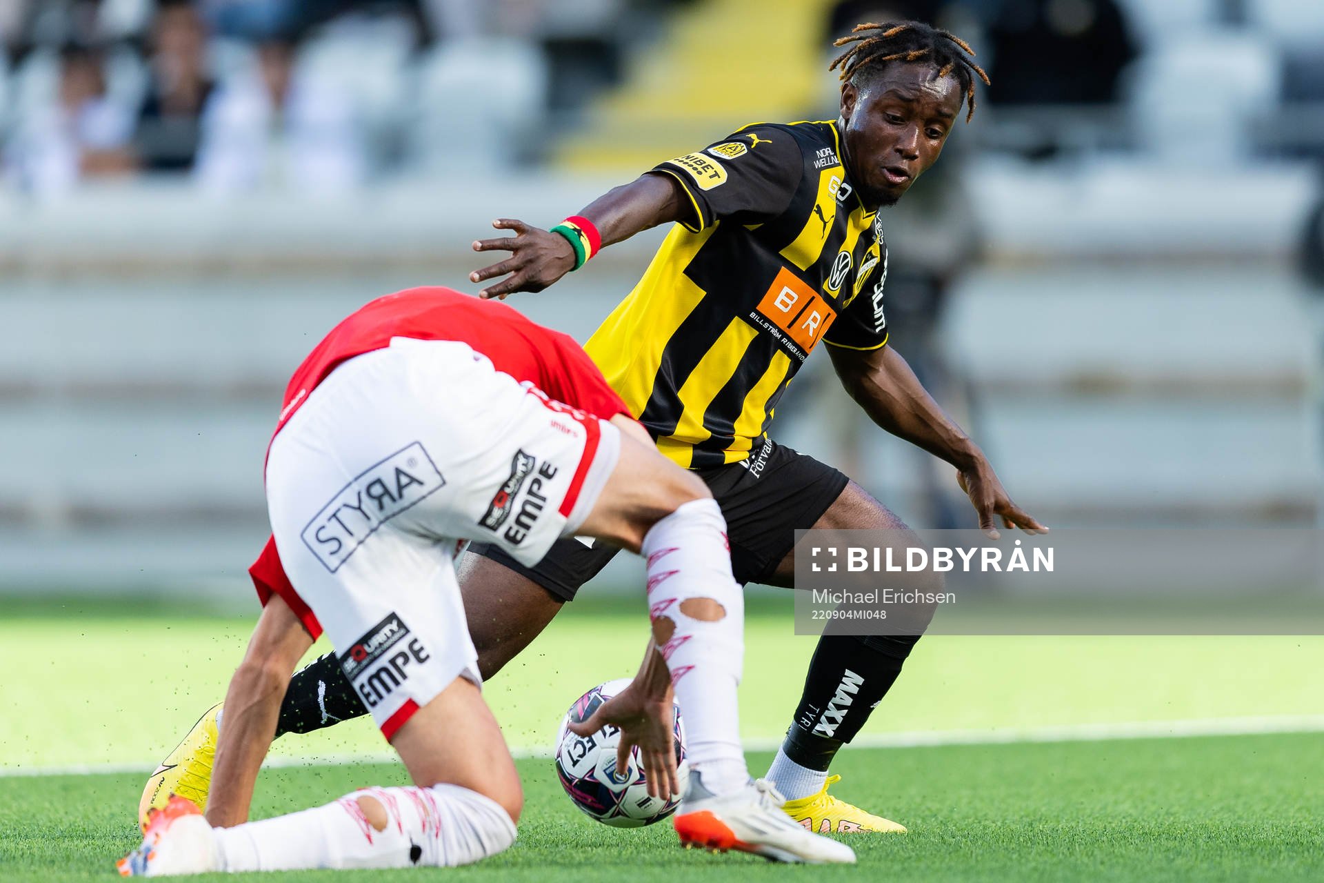 Häckens Ibrahim Sadiq och Degerfors Gustav Granath