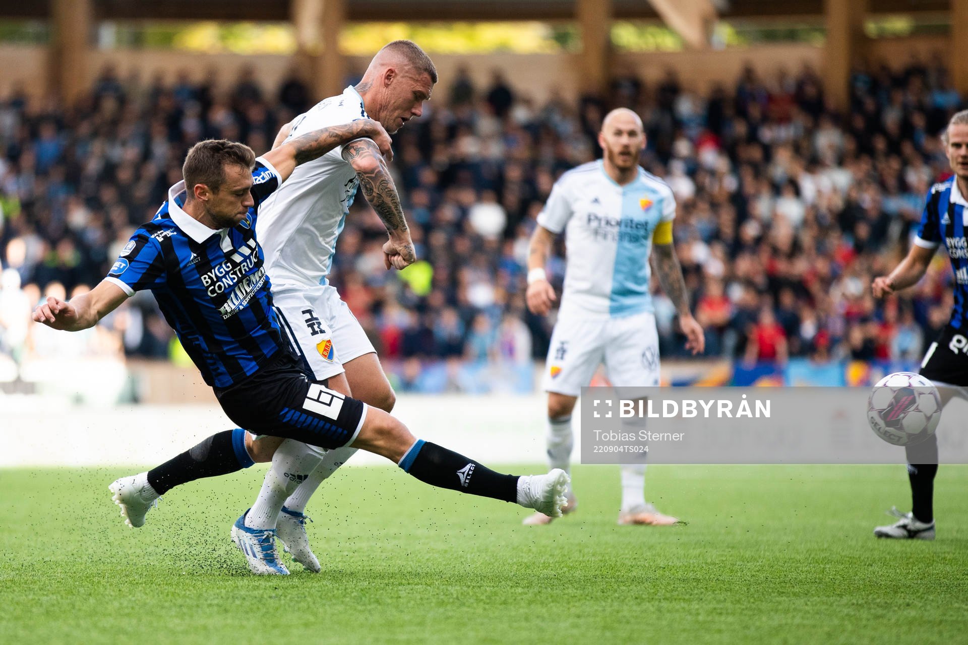 Sirius Filip Rogic och Djurgårdens Victor Edvardsen