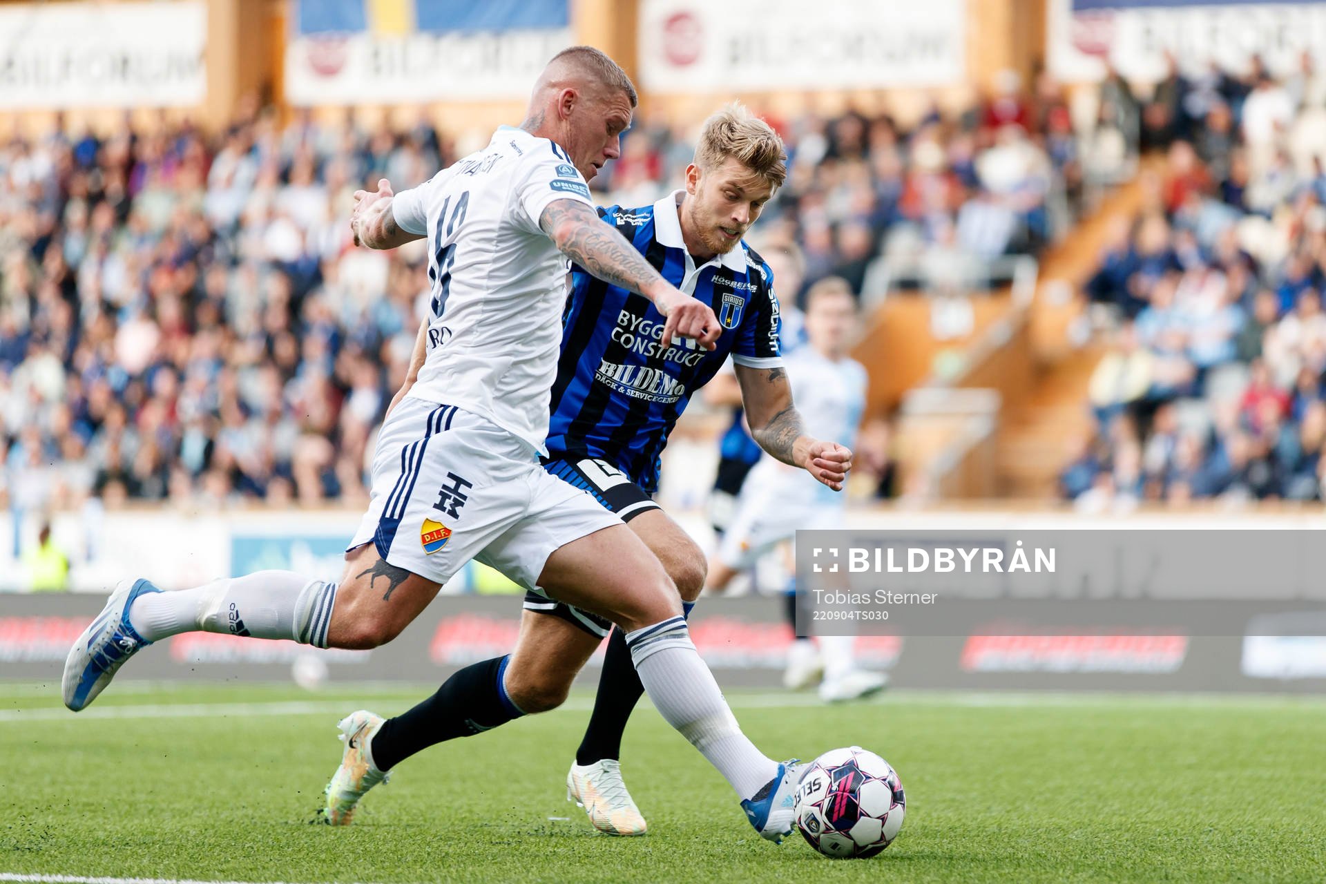 Djurgårdens Victor Edvardsen och Sirius Marcus Klingenberg
