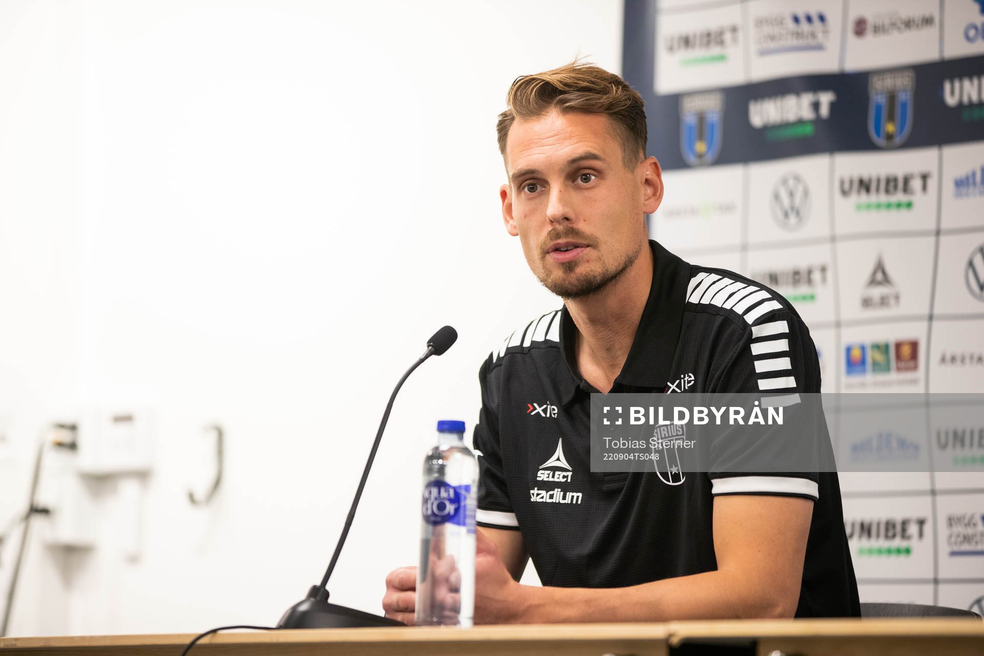 Sirius tränare Daniel Bäckström