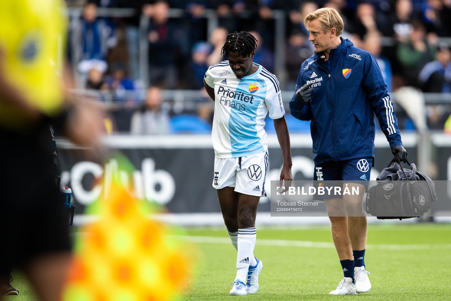 Djurgårdens Joel Asoro har ont