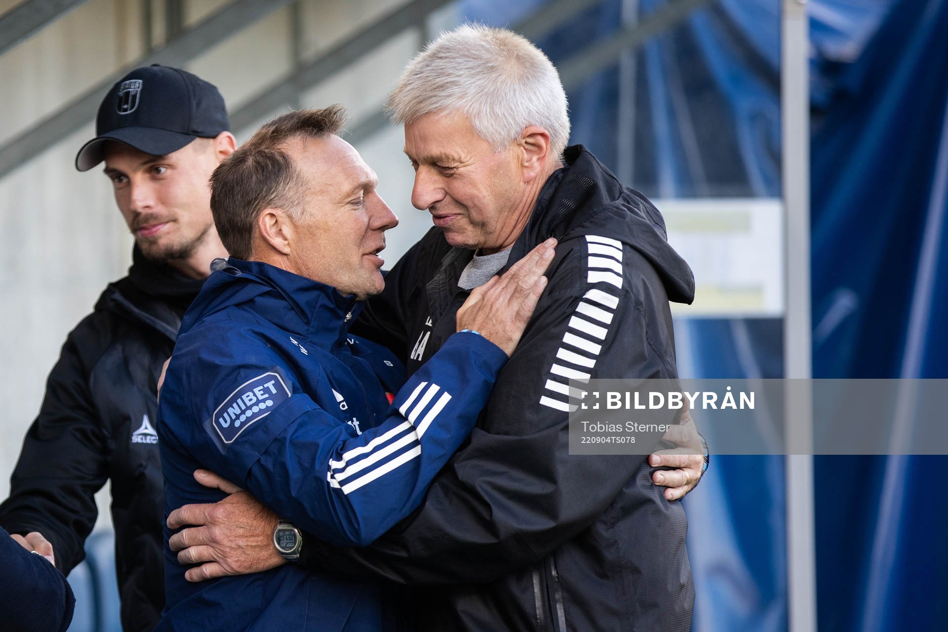 Djurgårdens tränare Kim Bergstrand och Sirius