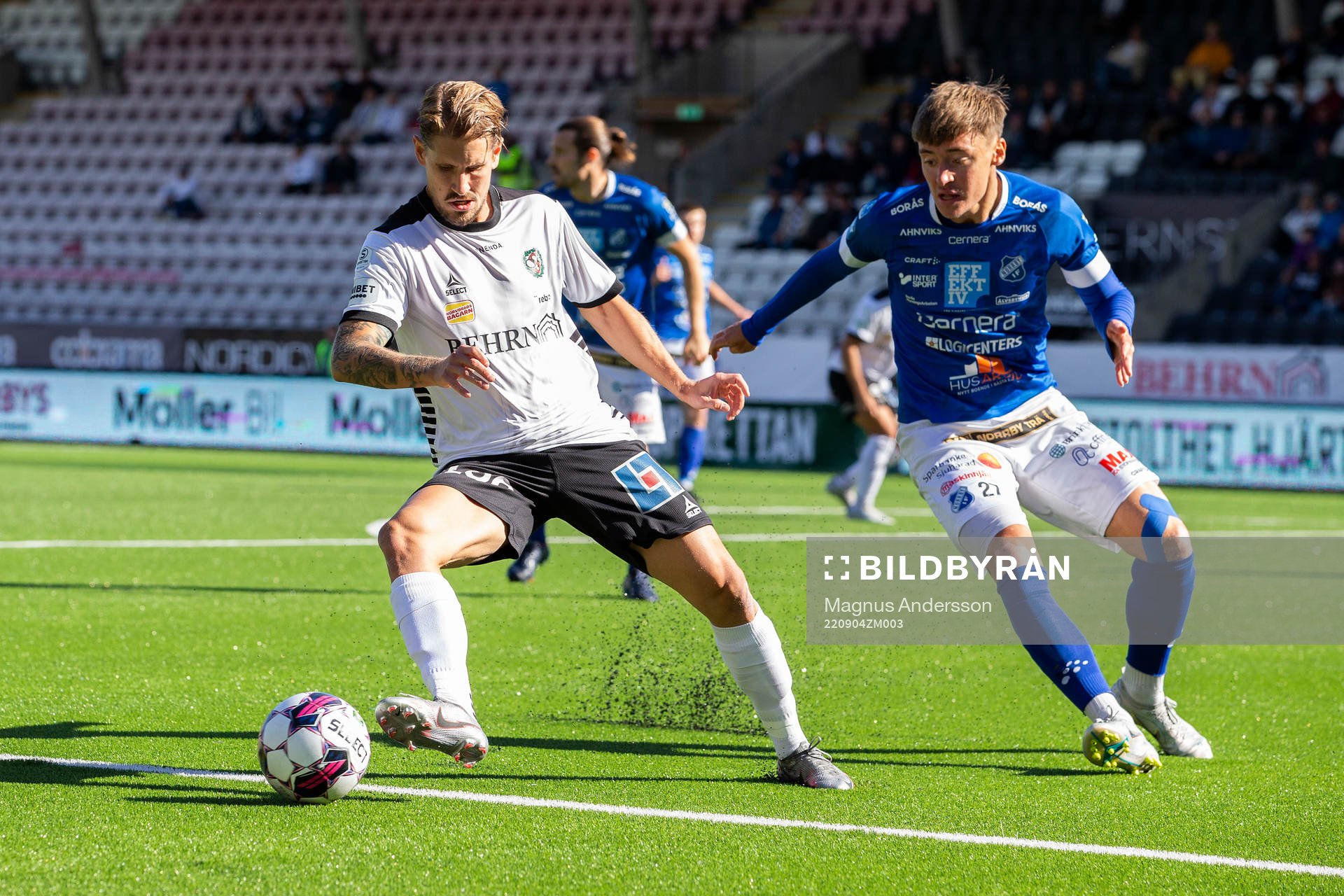 Örebros Daniel Björnquist och Norrbys Pontus Eriksson