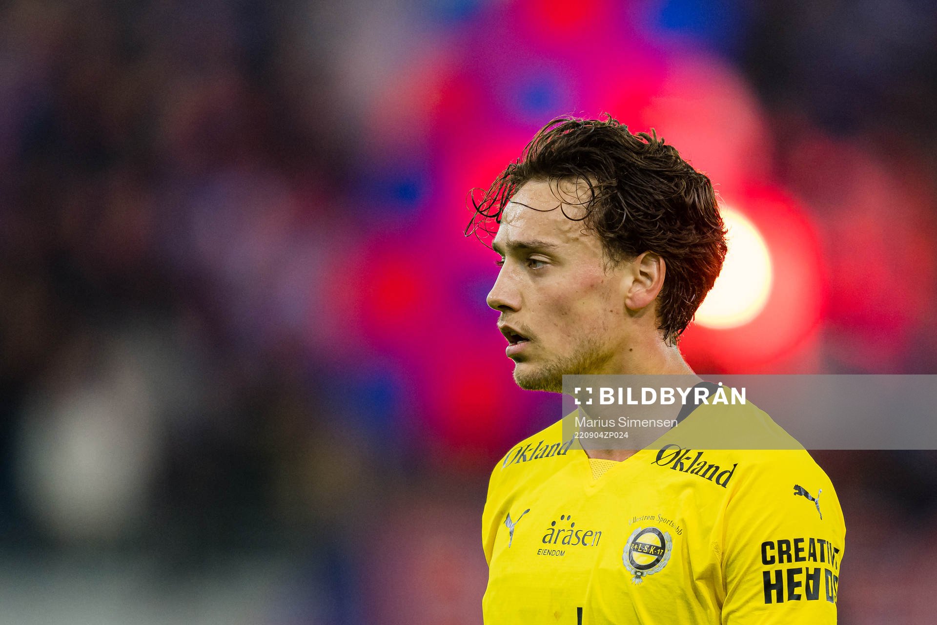Colin Rösler of Lillestrøm during the Eliteserien match between Vålerenga and Lillestrøm on September 4, 2022 in Oslo.