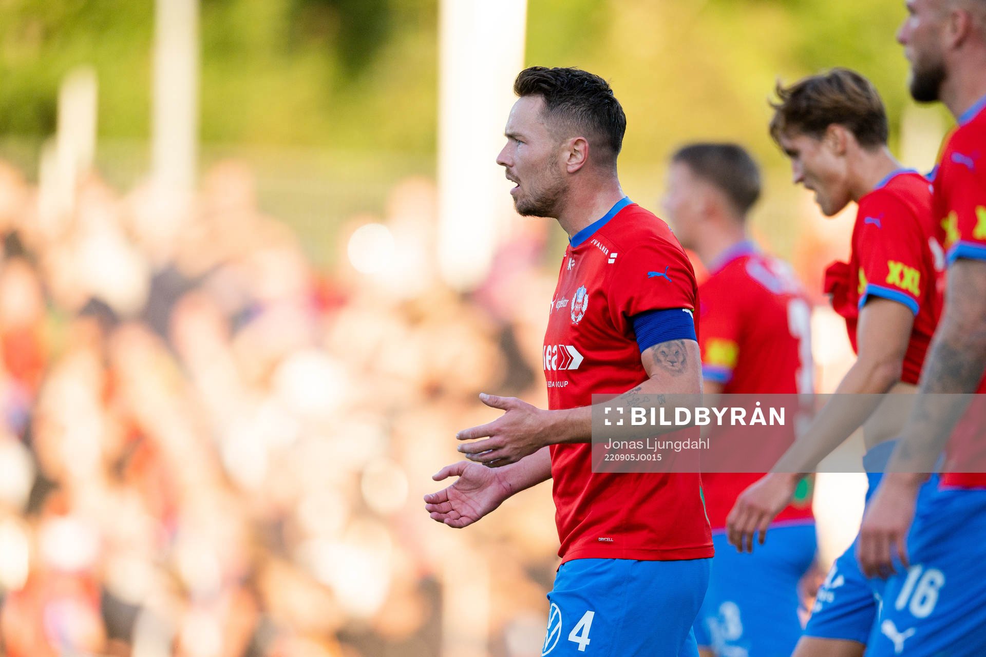 Helsingborgs Viljormur Davidsen deppar