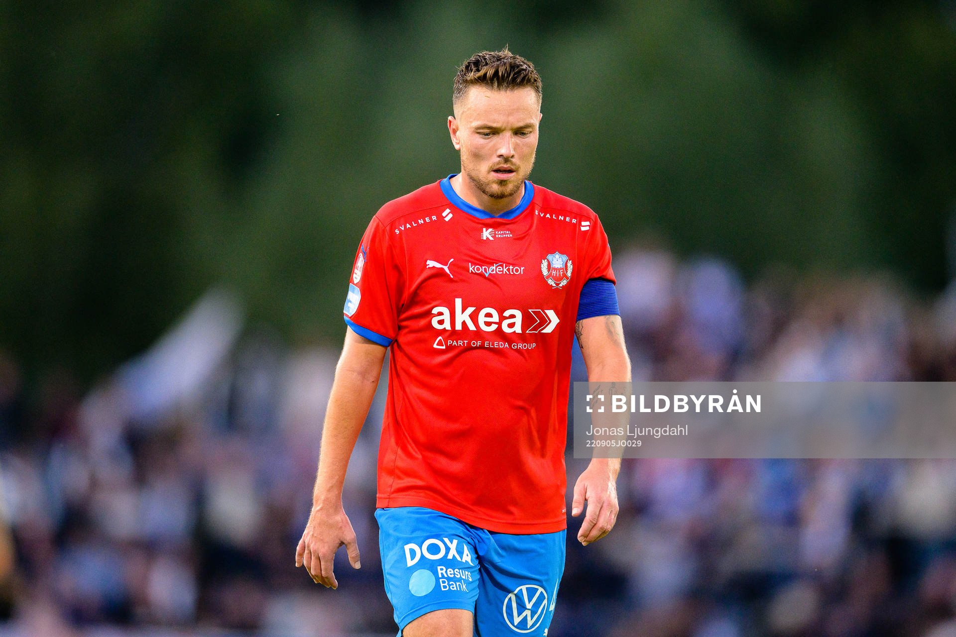 Helsingborgs Viljormur Davidsen deppar