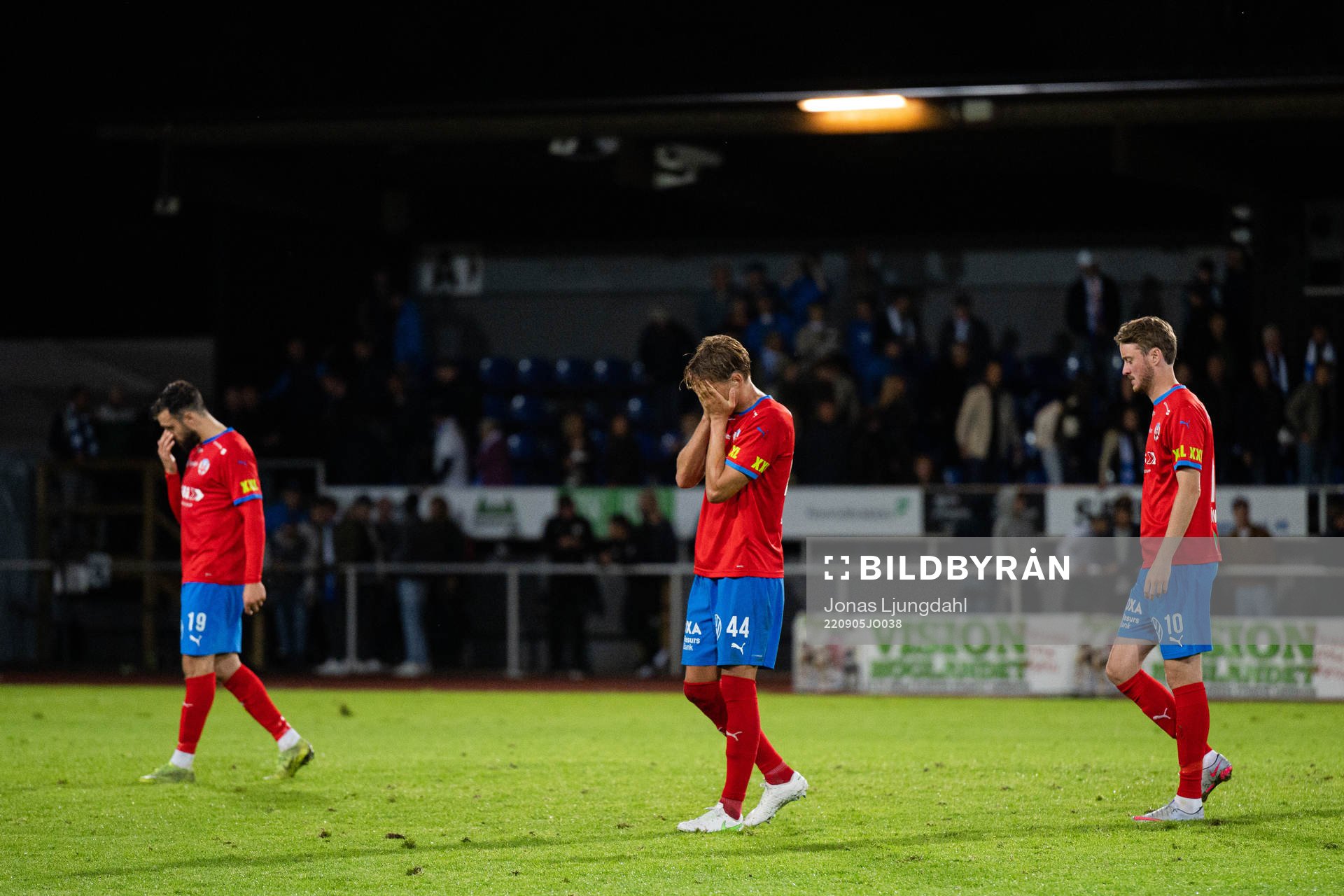 Helsingborgs spelare deppar