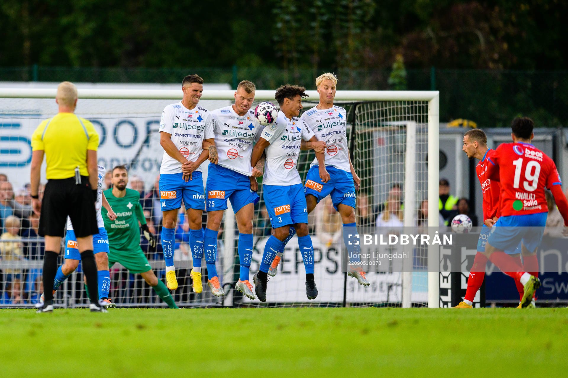 Värnamos Marcus Antonsson, Victor Eriksson, Robin Tihi och