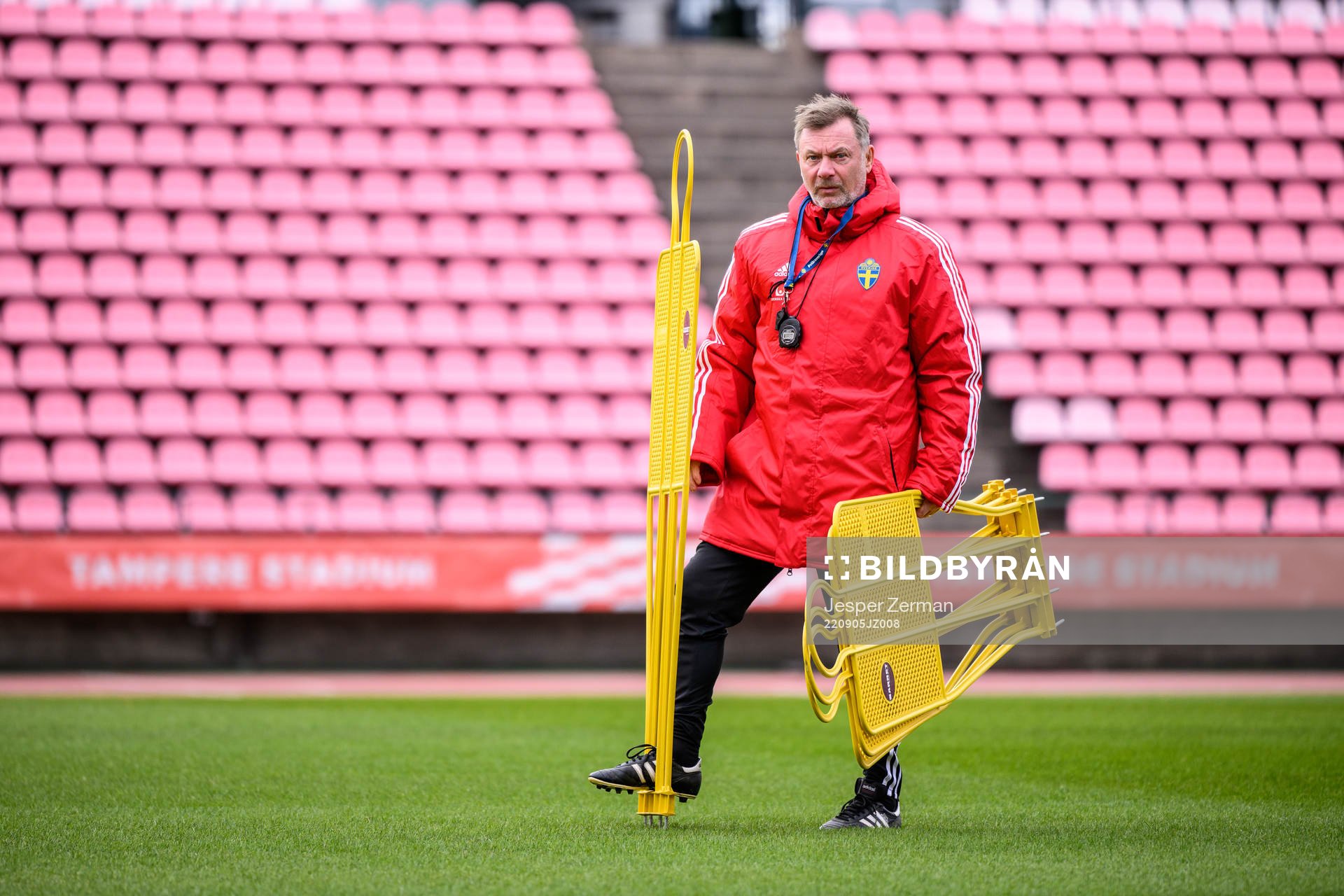 Peter Gerhardsson, head coach of the Swedish women's