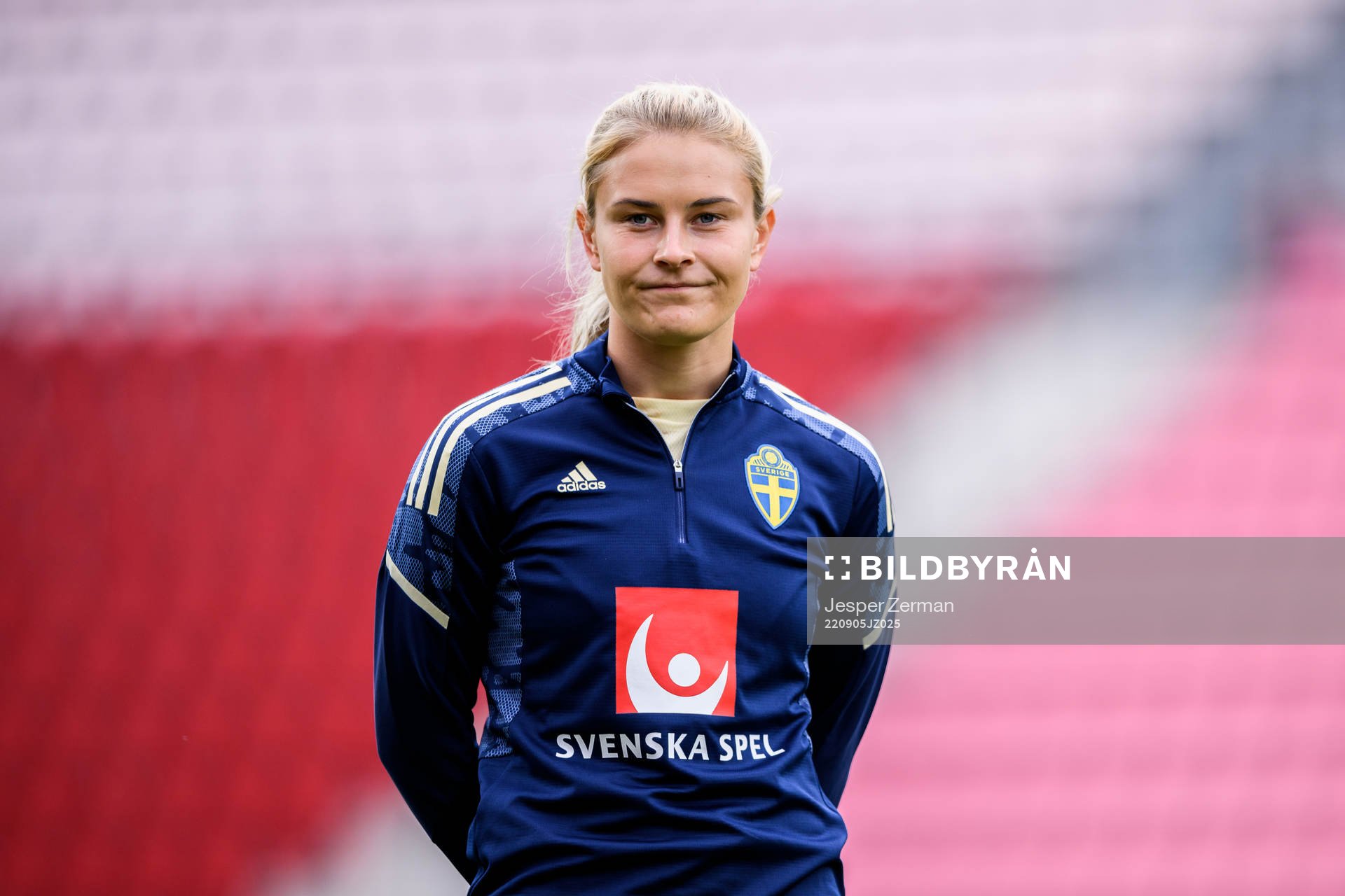 Amanda Nildén of the Swedish women's national football