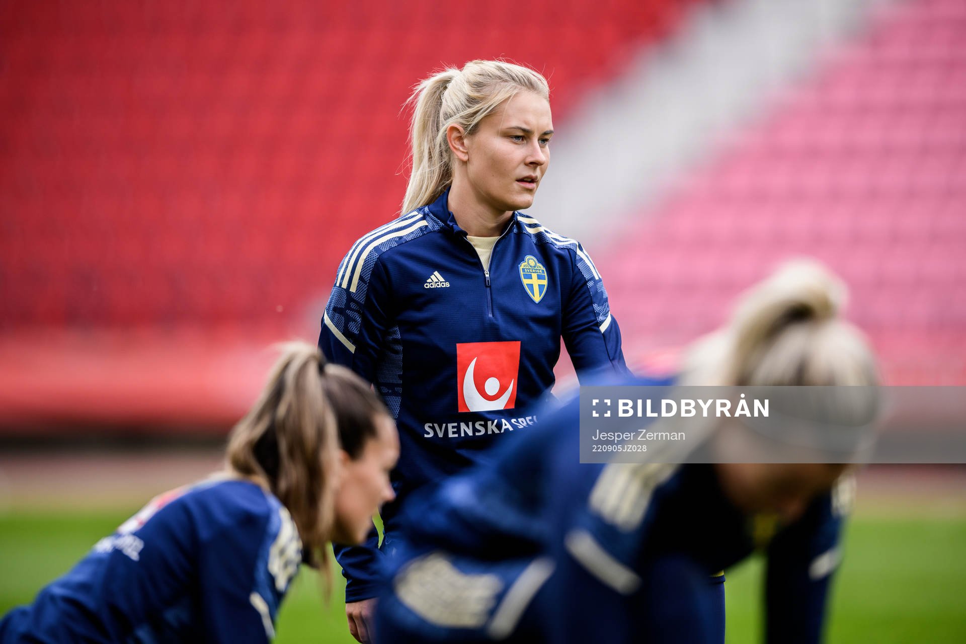 Amanda Nildén of the Swedish women's national football