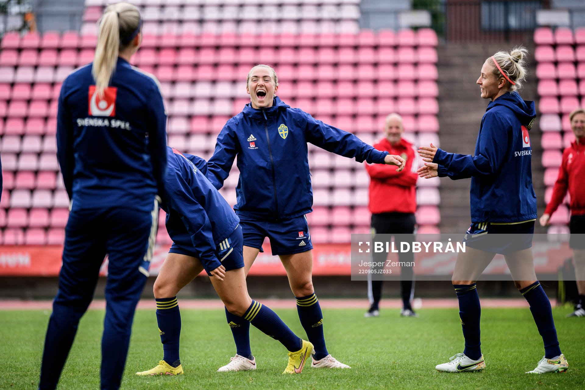 Magdalena Eriksson and Emma Kullberg of the Swedish women's