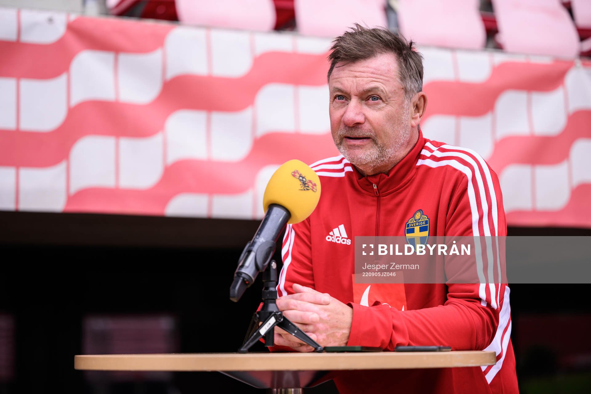 Peter Gerhardsson, head coach of the Swedish women's