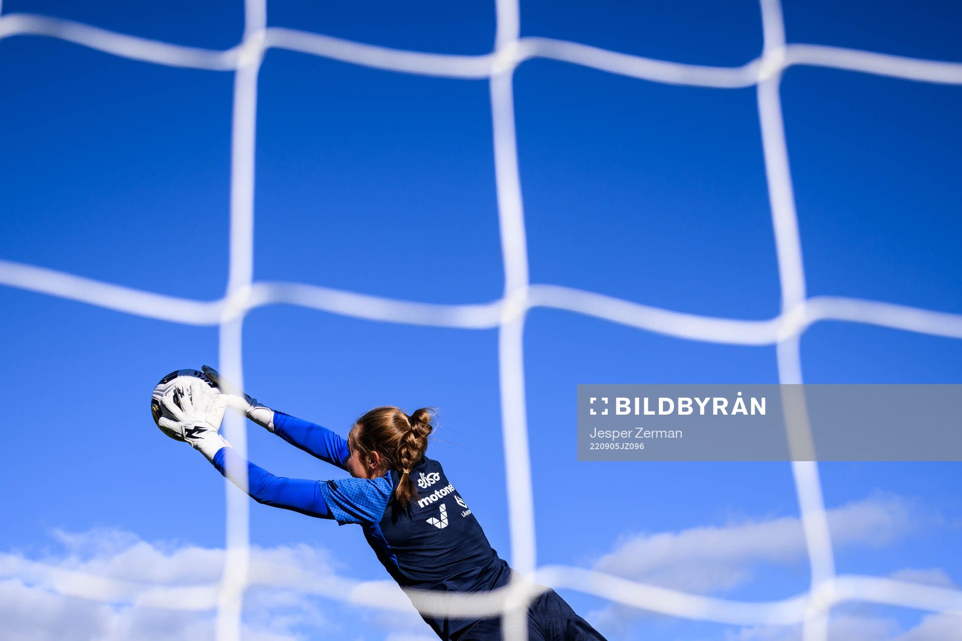 goalkeeper Anna Tamminen of Finland's women's national team