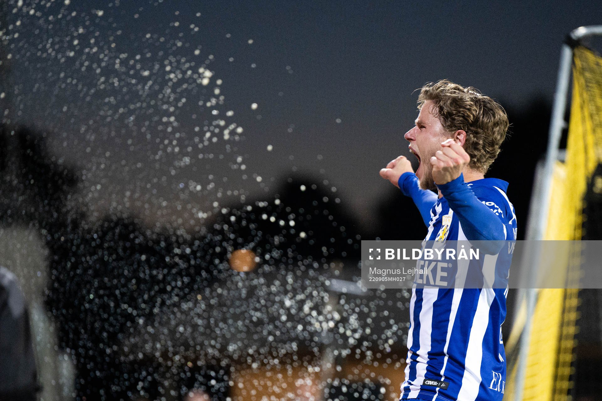 IFK Göteborgs Gustaf Norlin jublar