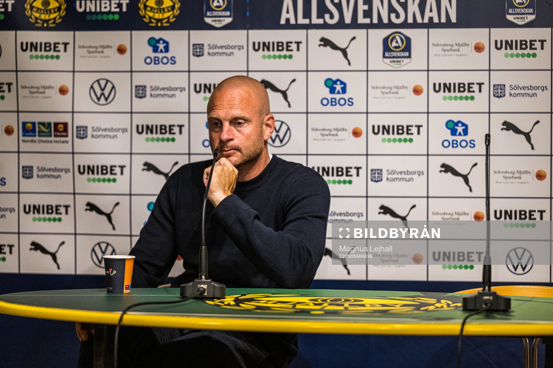 Mjällbys tränare Andreas Brännström