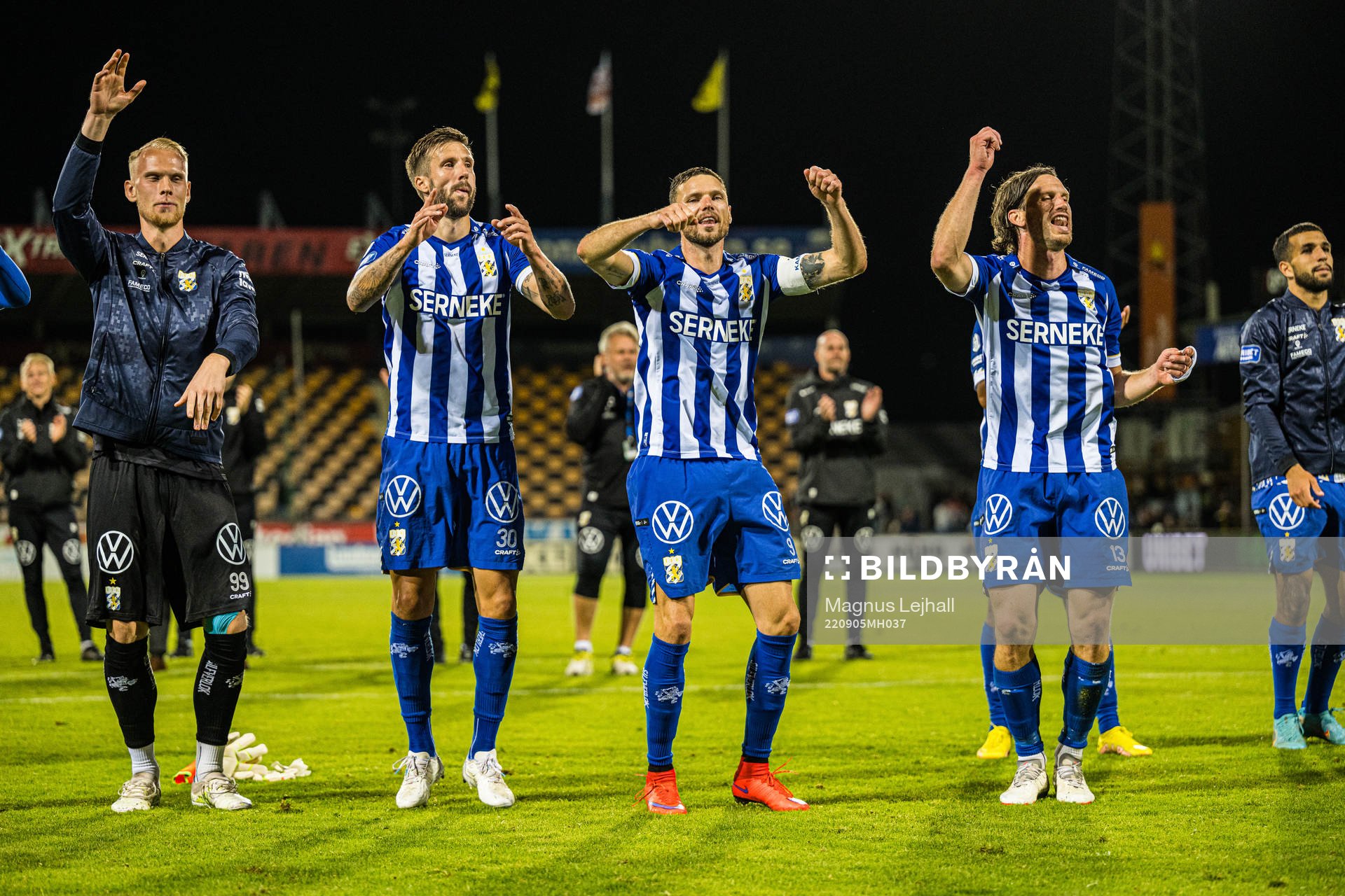 IFK Göteborgs Mattias Bjärsmyr, Marcus Berg och Gustav