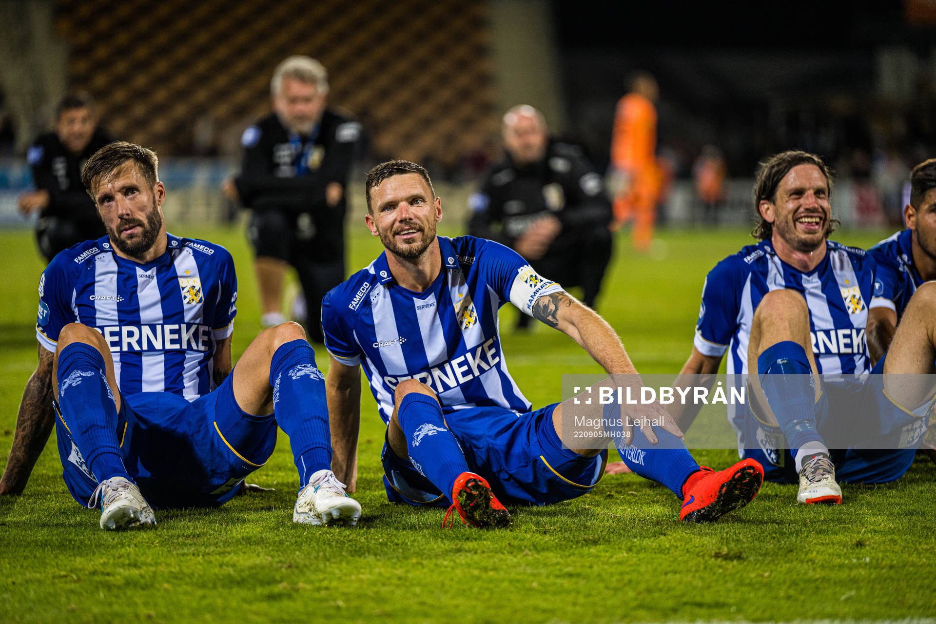 IFK Göteborgs Mattias Bjärsmyr, Marcus Berg och Gustav