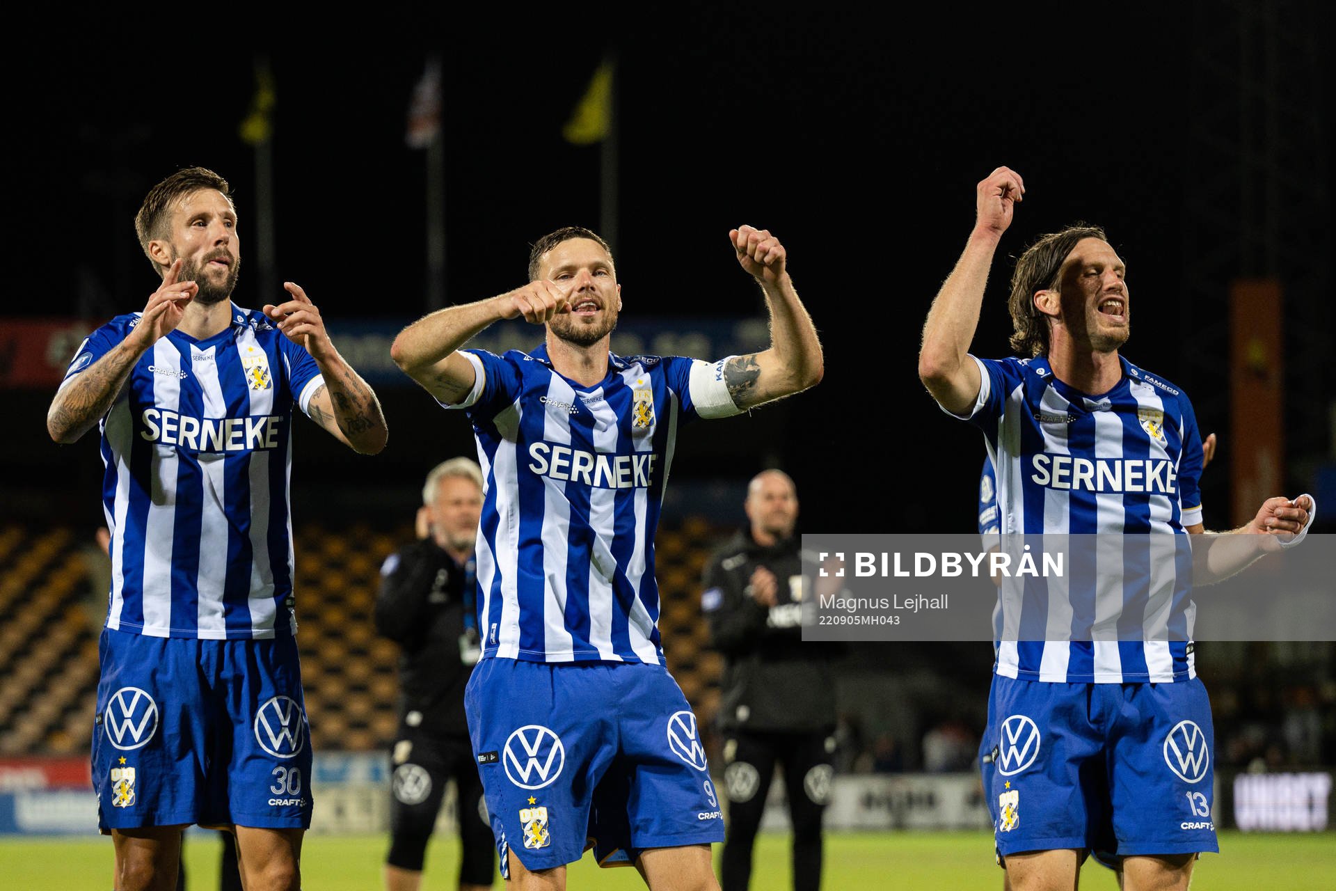 IFK Göteborgs Mattias Bjärsmyr , Marcus Berg och Gustav