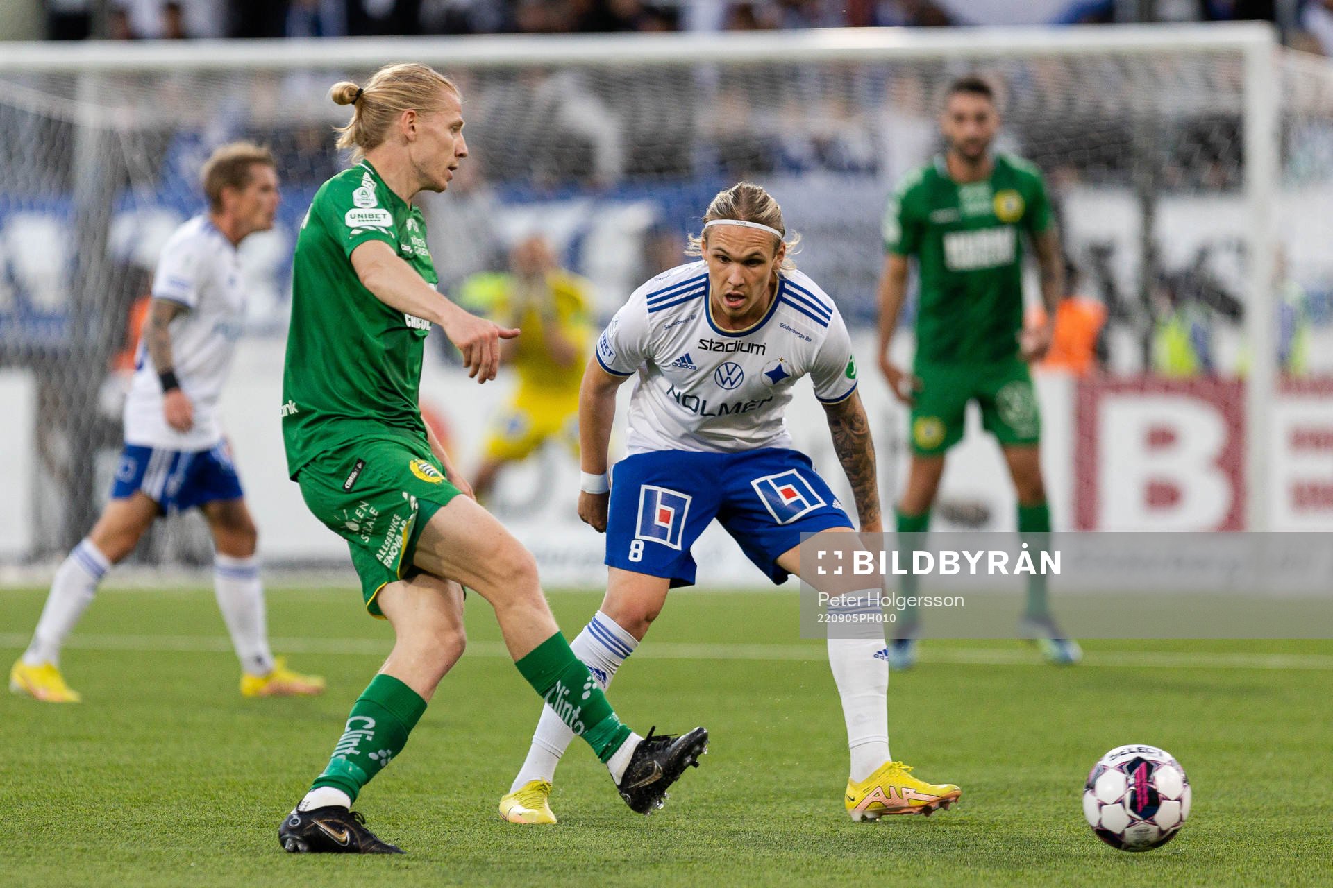 Hammarbys Gustav Ludwigson och IFK Norrköpings Arnor