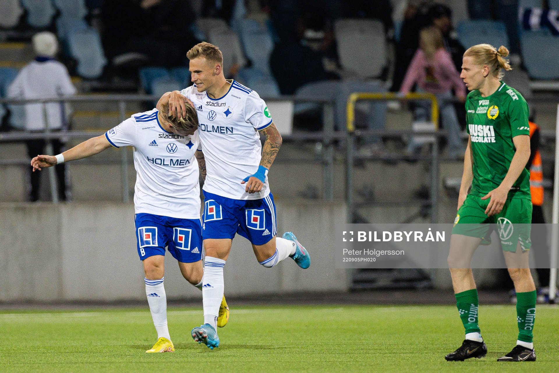 IFK Norrköpings Arnor Sigurdsson och Marco Lund Nielsen