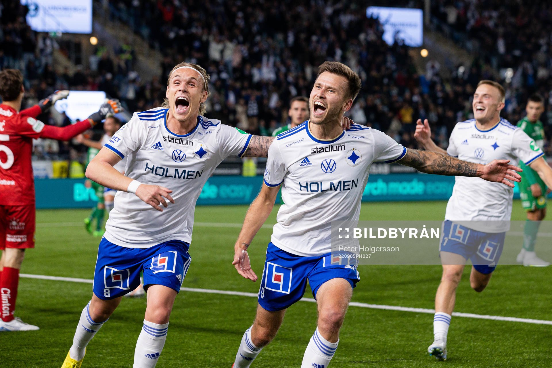 IFK Norrköpings Arnor Sigurdsson och Arnor Traustason