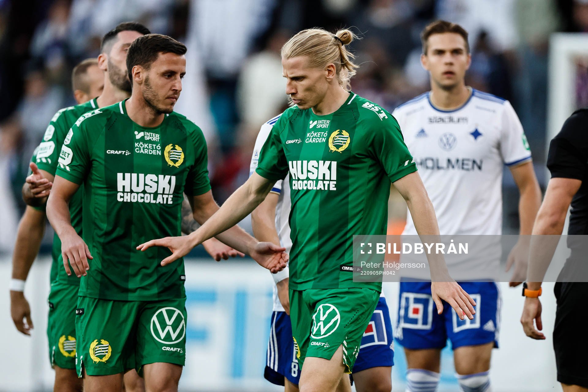 Hammarbys Gustav Ludwigson deppar