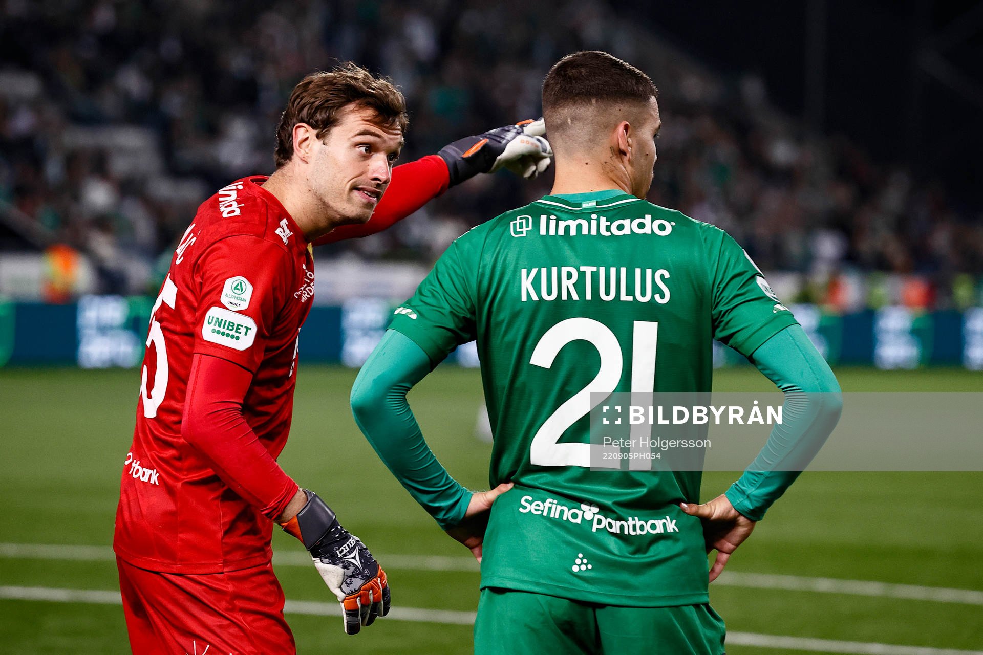 Hammarbys målvakt Davor Blazevic reagerar och diskuterar