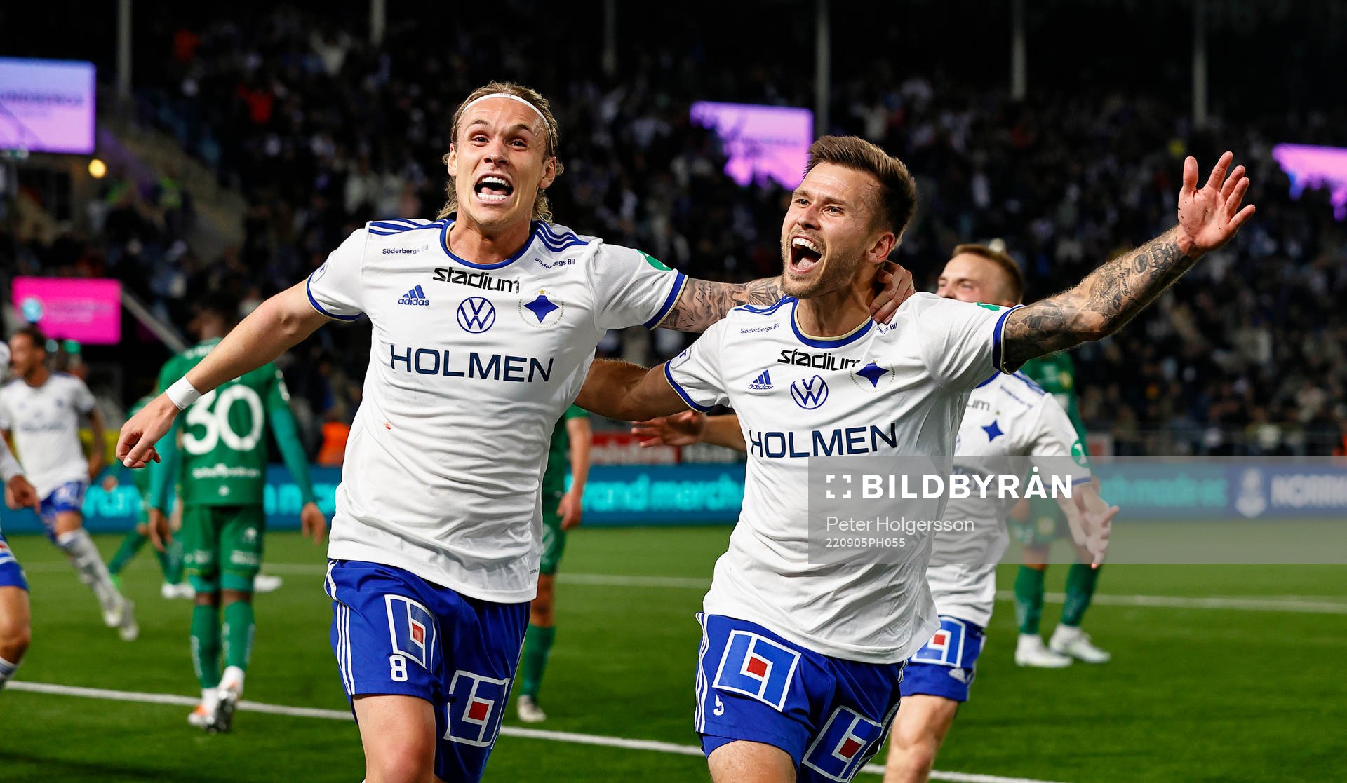 IFK Norrköpings Arnor Sigurdsson och Arnór Traustason