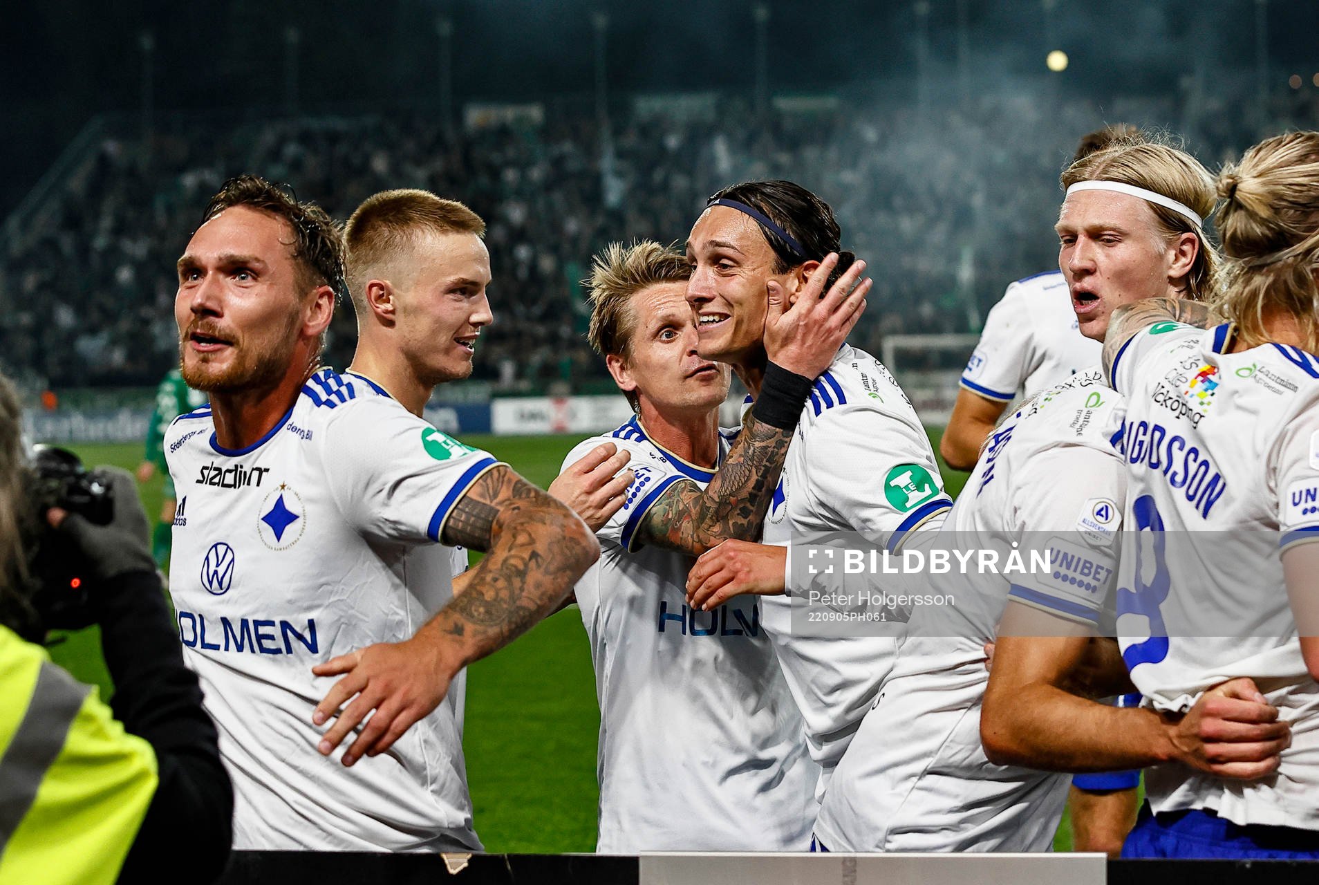 IFK Norrköpings spelare med Linus Wahlqvist Egnell, Jacob
