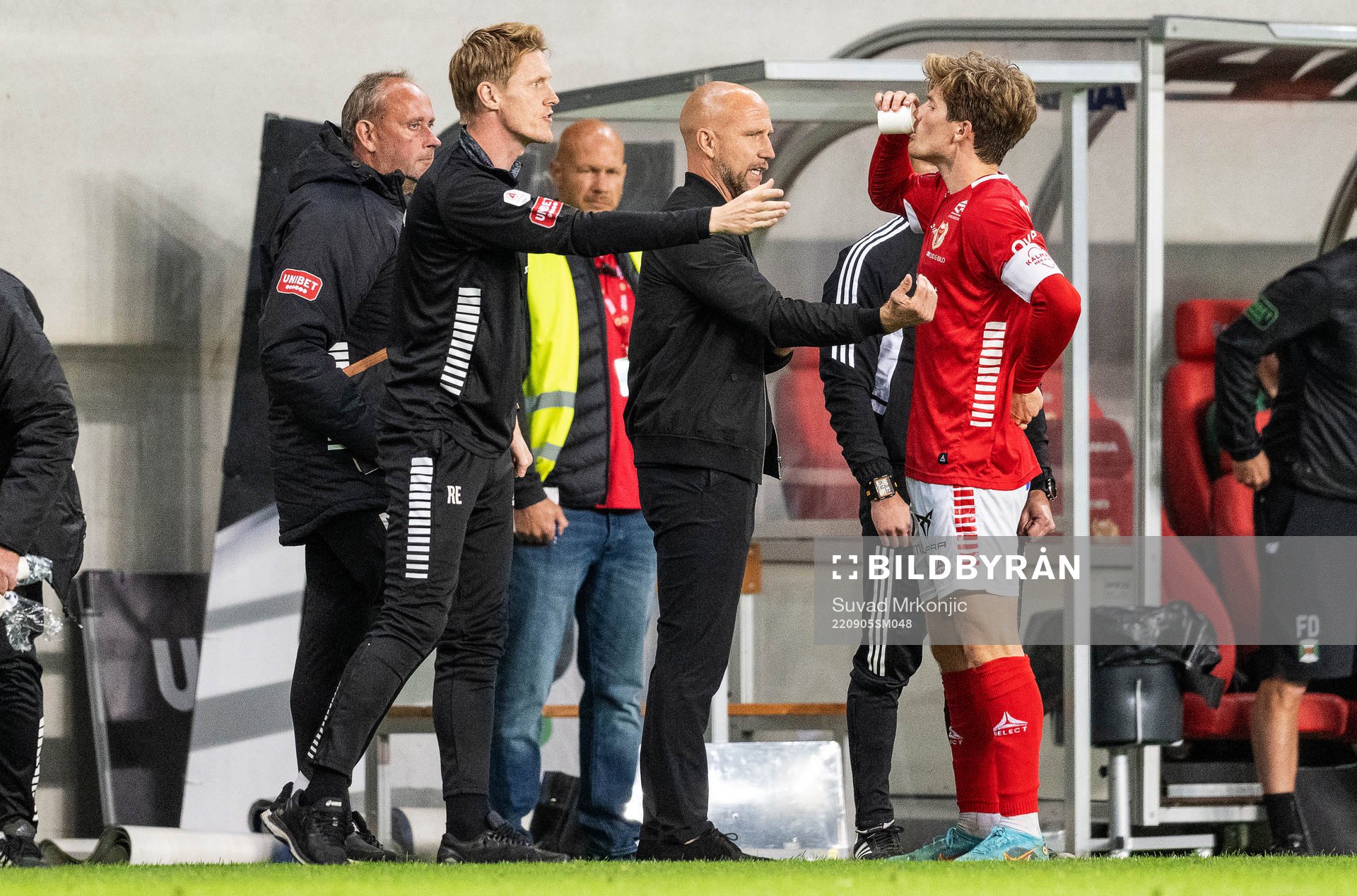 Kalmars assisterande tränare Rasmus Elm, tränare Henrik
