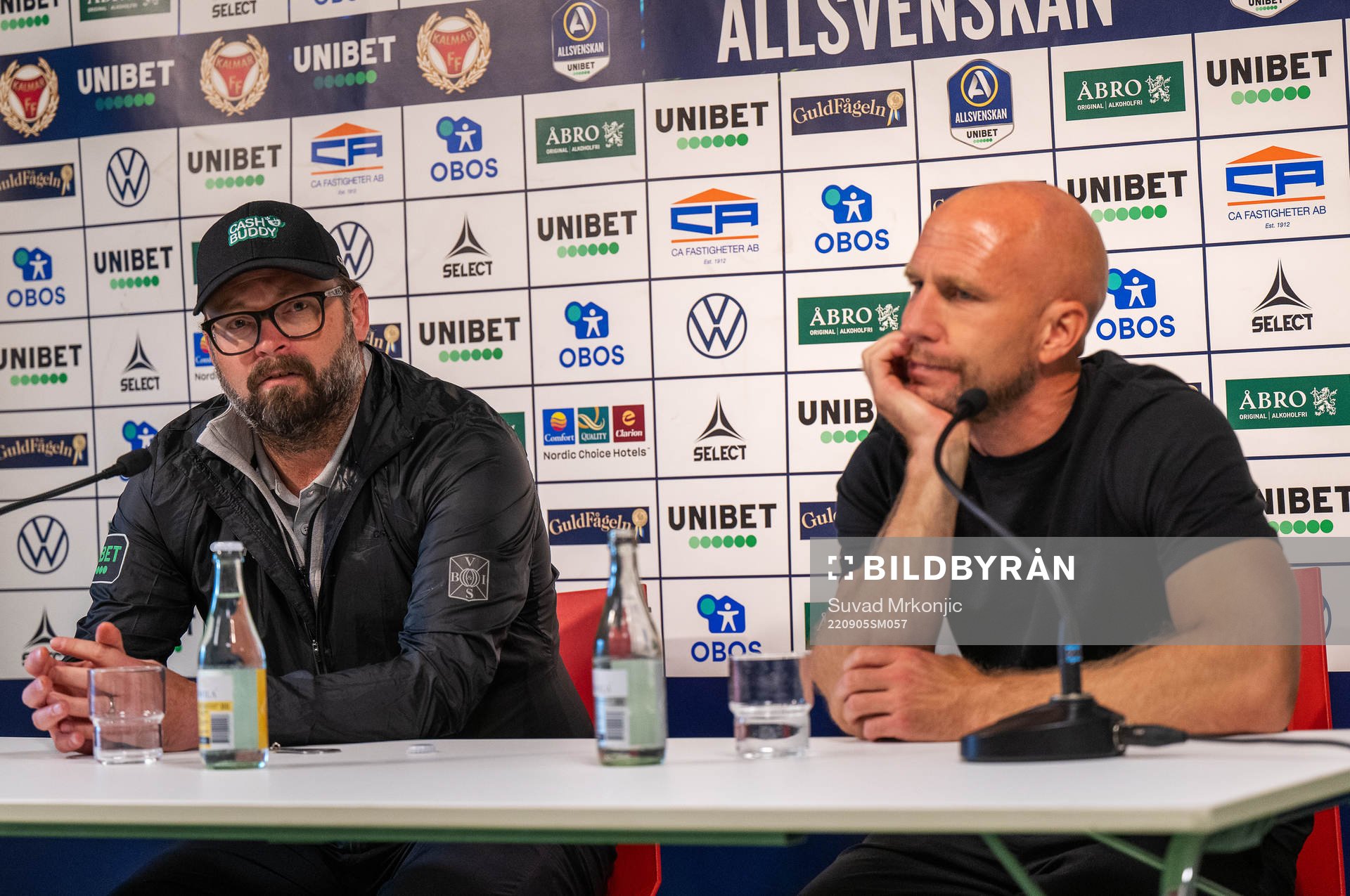 Varbergs tränare Joakim Persson och Kalmars tränare