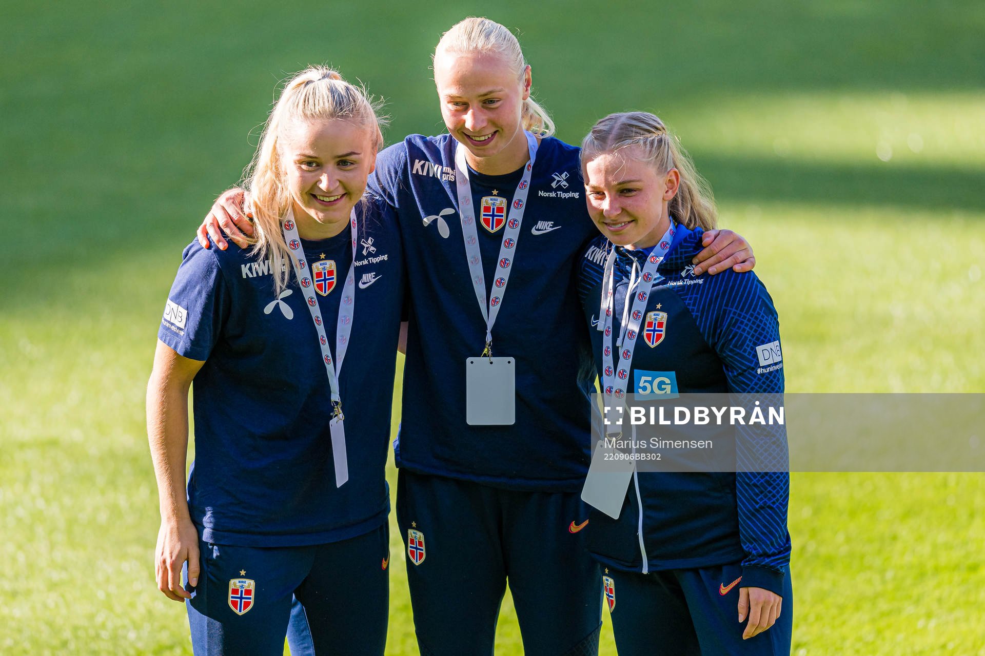 Anna Langås Jøsendal, Sara Hørte and Emilie Marie Joramo