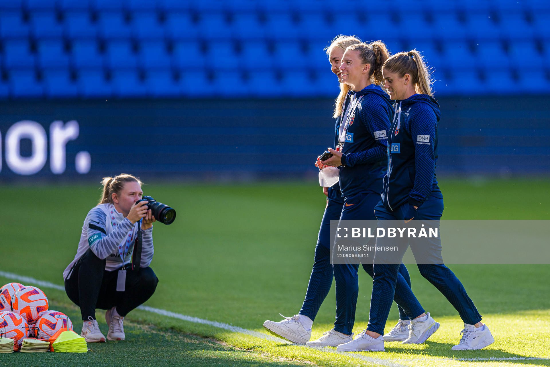 Noor Hoelsbrekken Eckhoff, Synne Skinnes Hansen and Maren