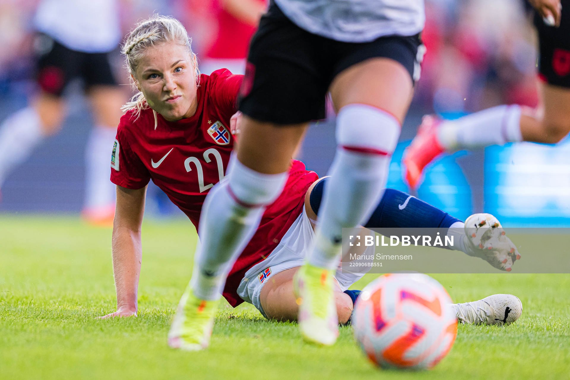 XXX during FIFA Women's World Cup Qualifier football match