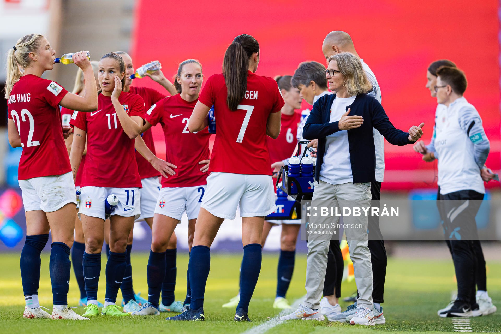 Hege Riise, head coach of Norway