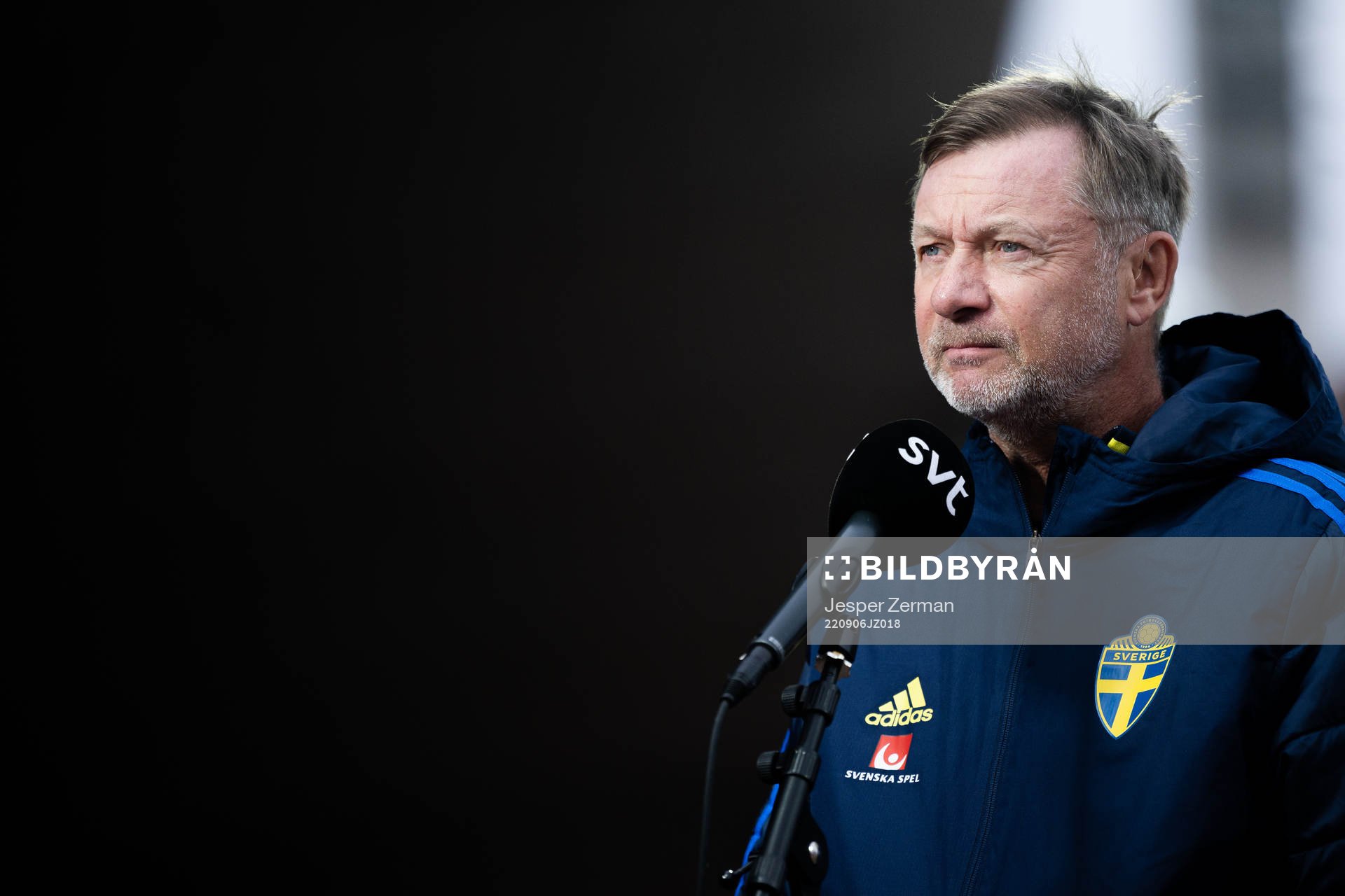 Head coach Peter Gerhardsson of Sweden