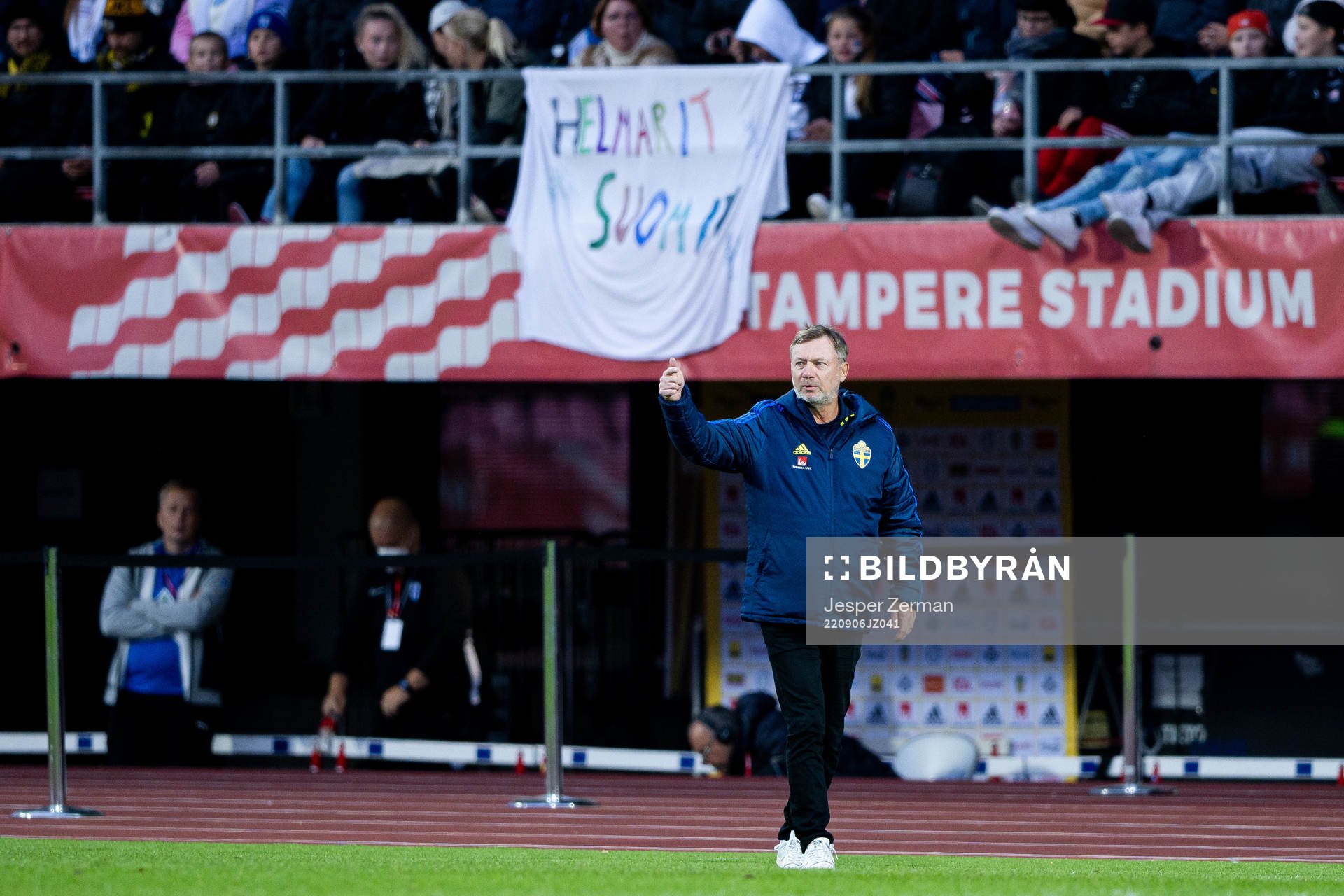 Head coach Peter Gerhardsson of Sweden