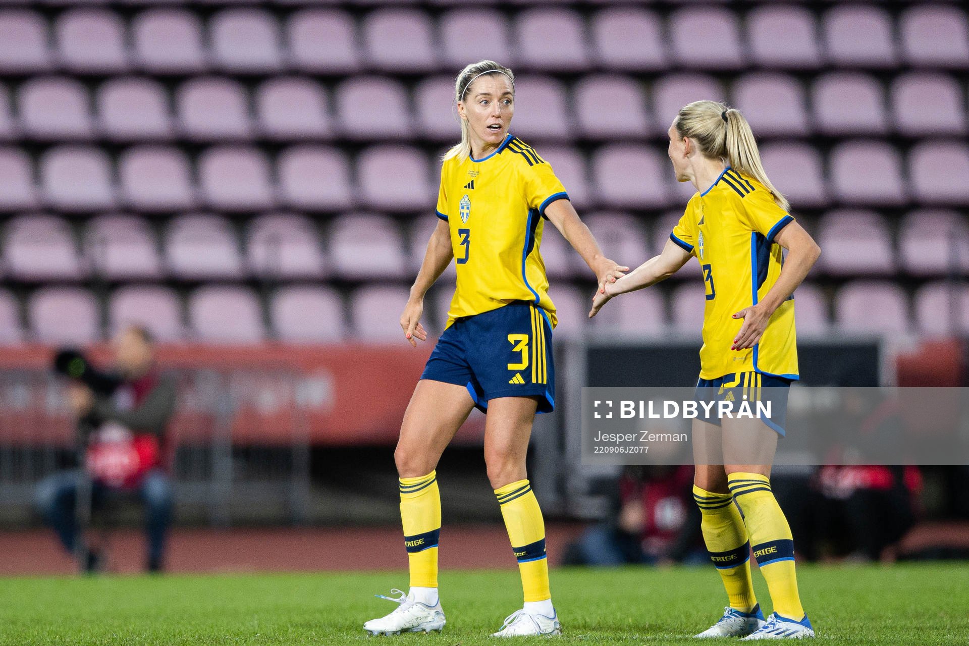 Linda Sembrant and Elin Rubensson of Sweden