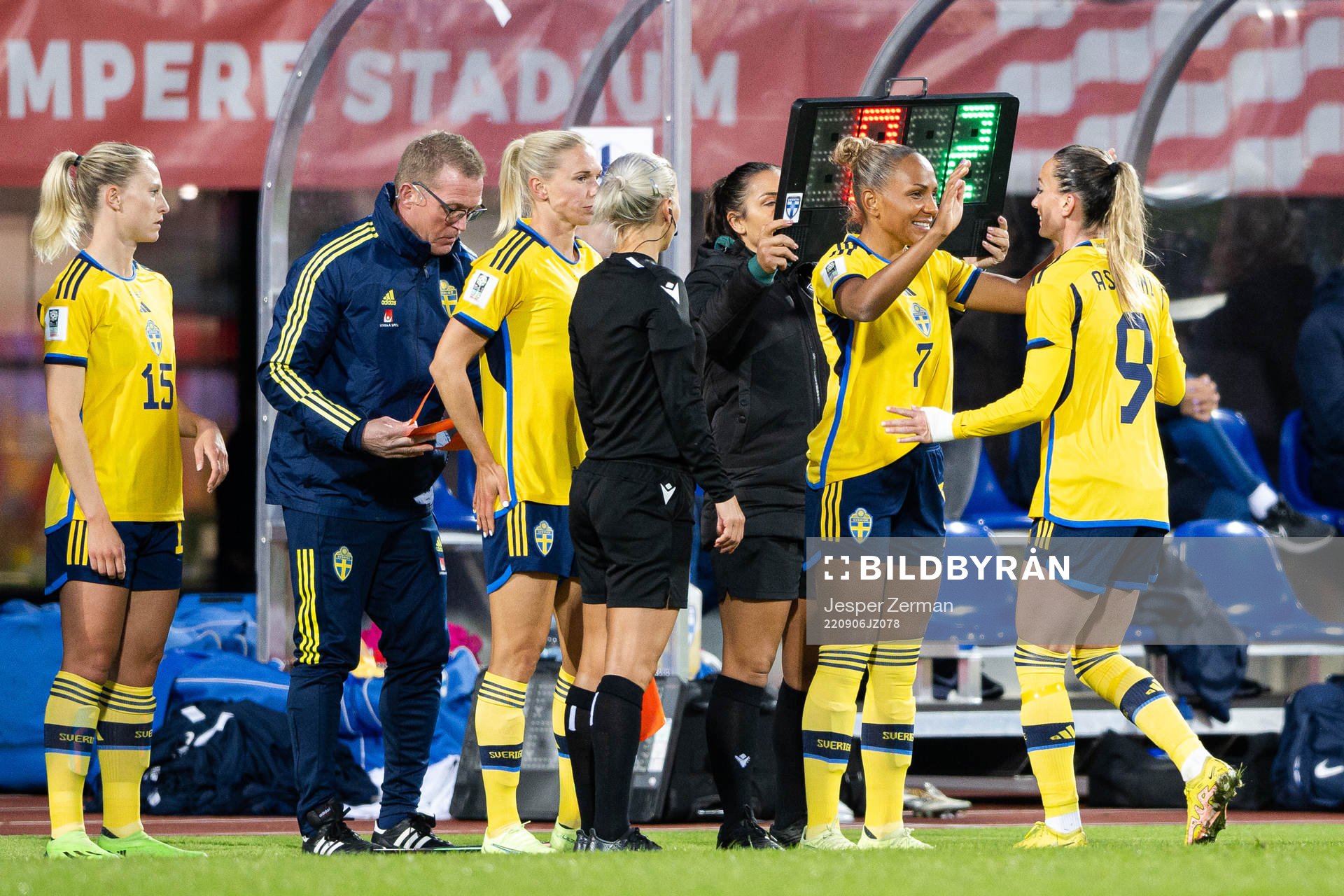 Rebecka Blomqvist , Jonna Andersson, Madelen Janogy and