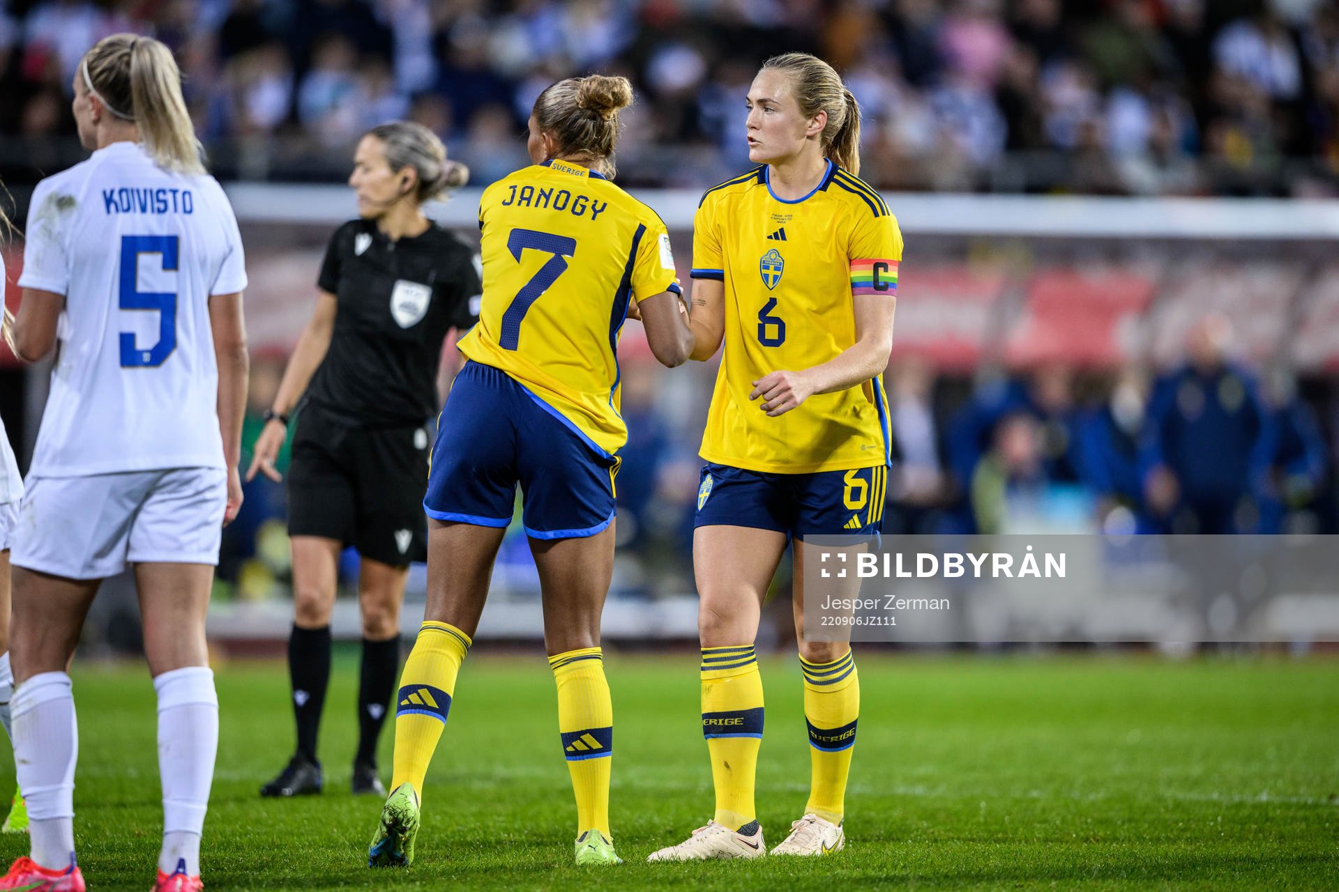 Madelen Janogy and Magdalena Eriksson of Sweden