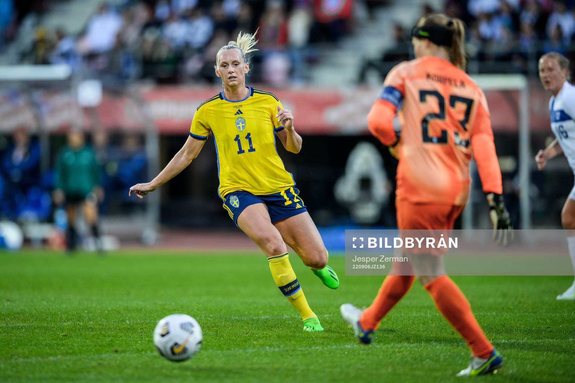 Stina Blackstenius of Sweden