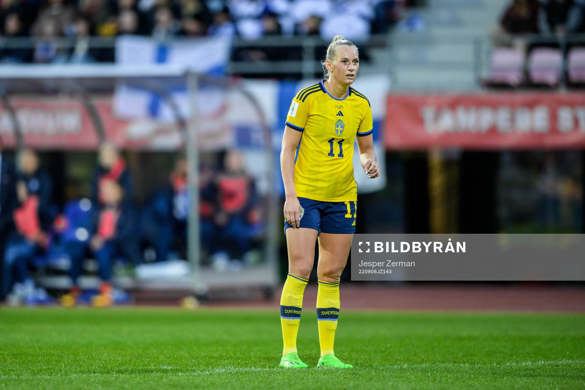 Stina Blackstenius of Sweden