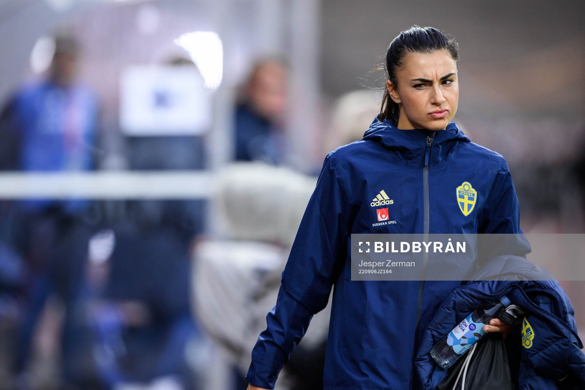 goalkeeper Zecira Musovic of Sweden
