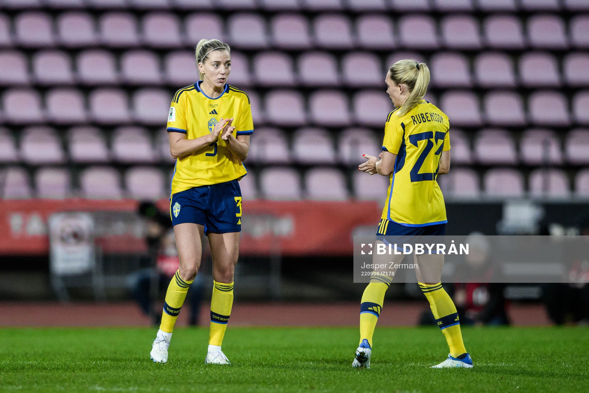 Linda Sembrant and Elin Rubensson of Sweden