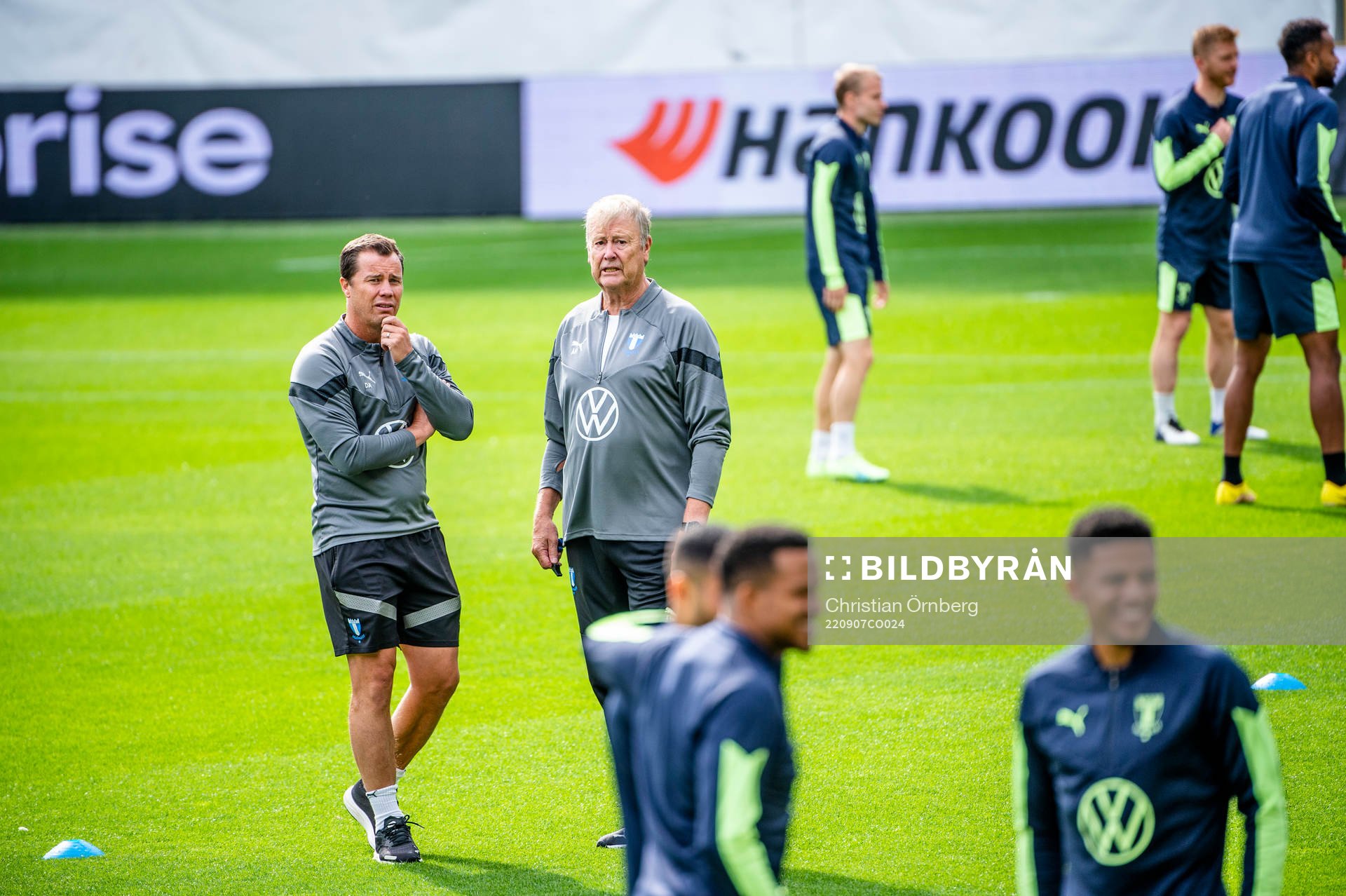 Daniel Andersson, head of sports and head coach Åge Hareide