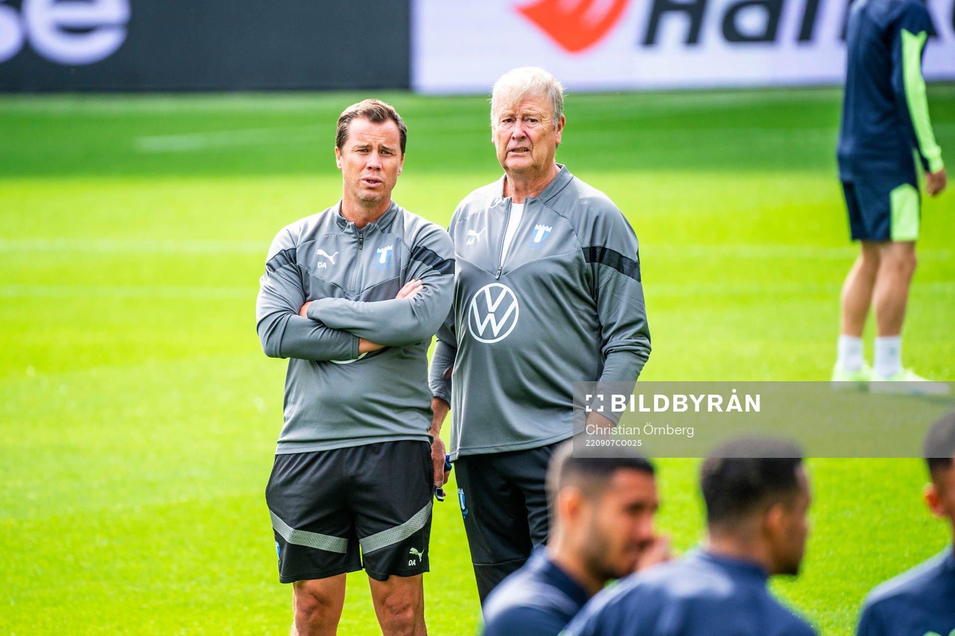Daniel Andersson, head of sports and head coach Åge Hareide