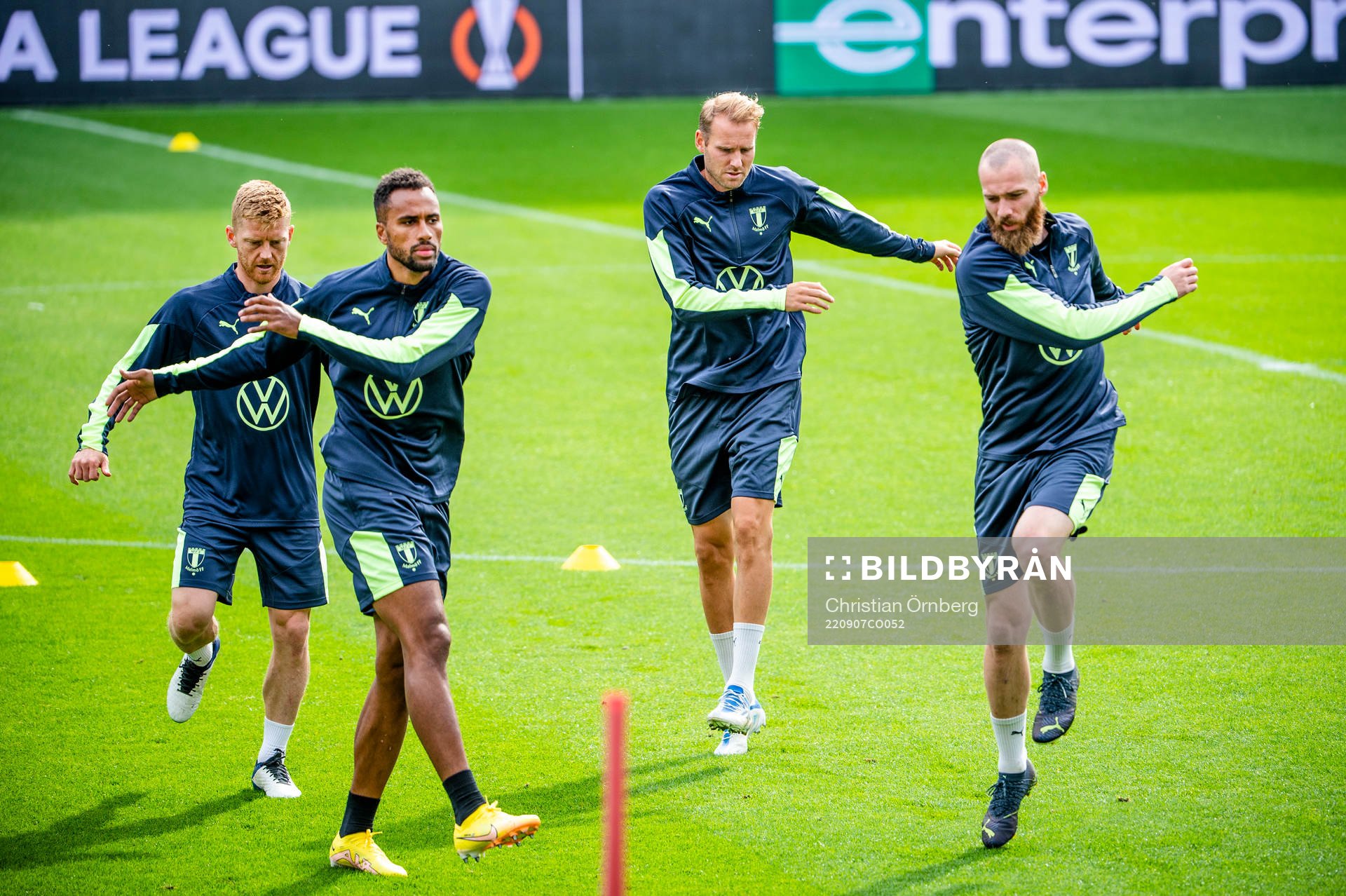 Anders Christiansen, Isaac Kiese Thelin, Ola Toivonen and